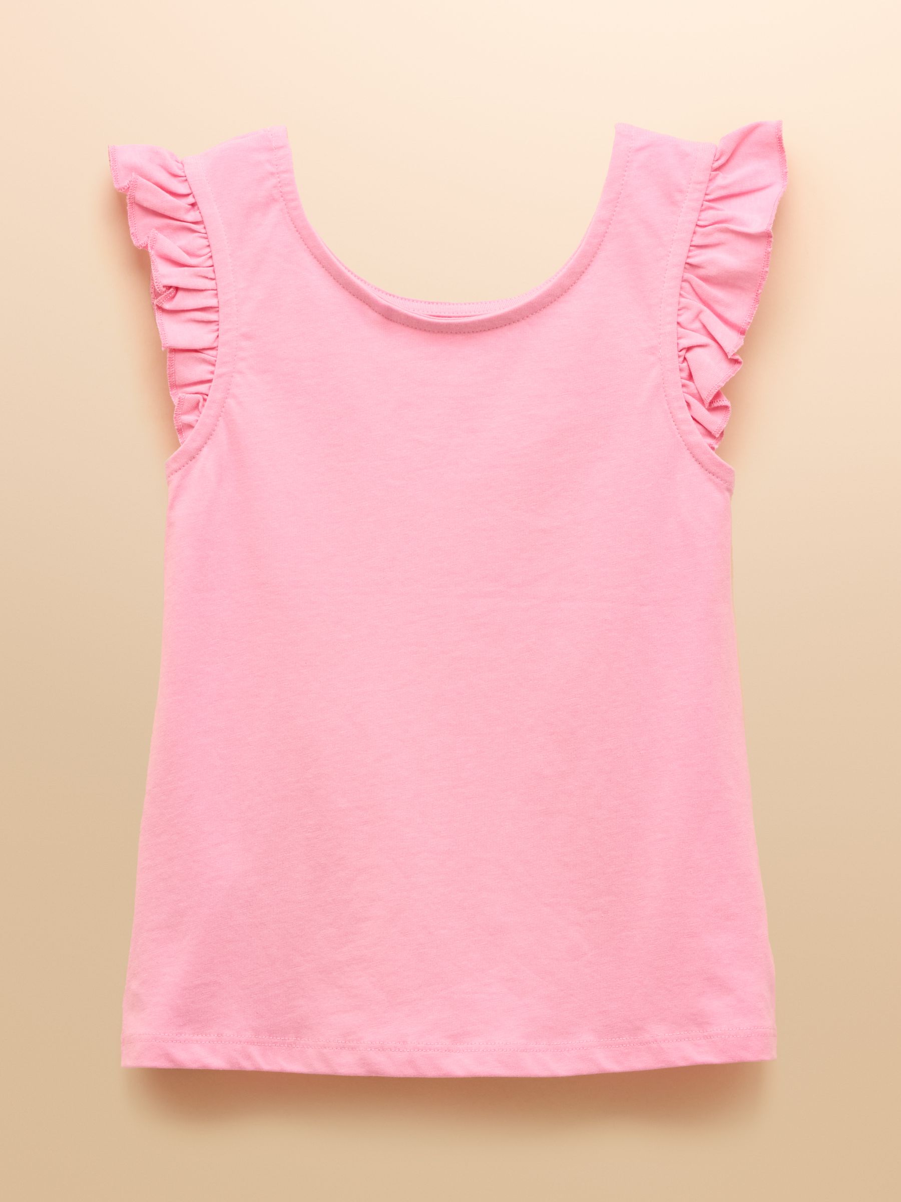Butterfly Blue & Pink Frill Sleeve Vest Three Pack - Image 7 of 10