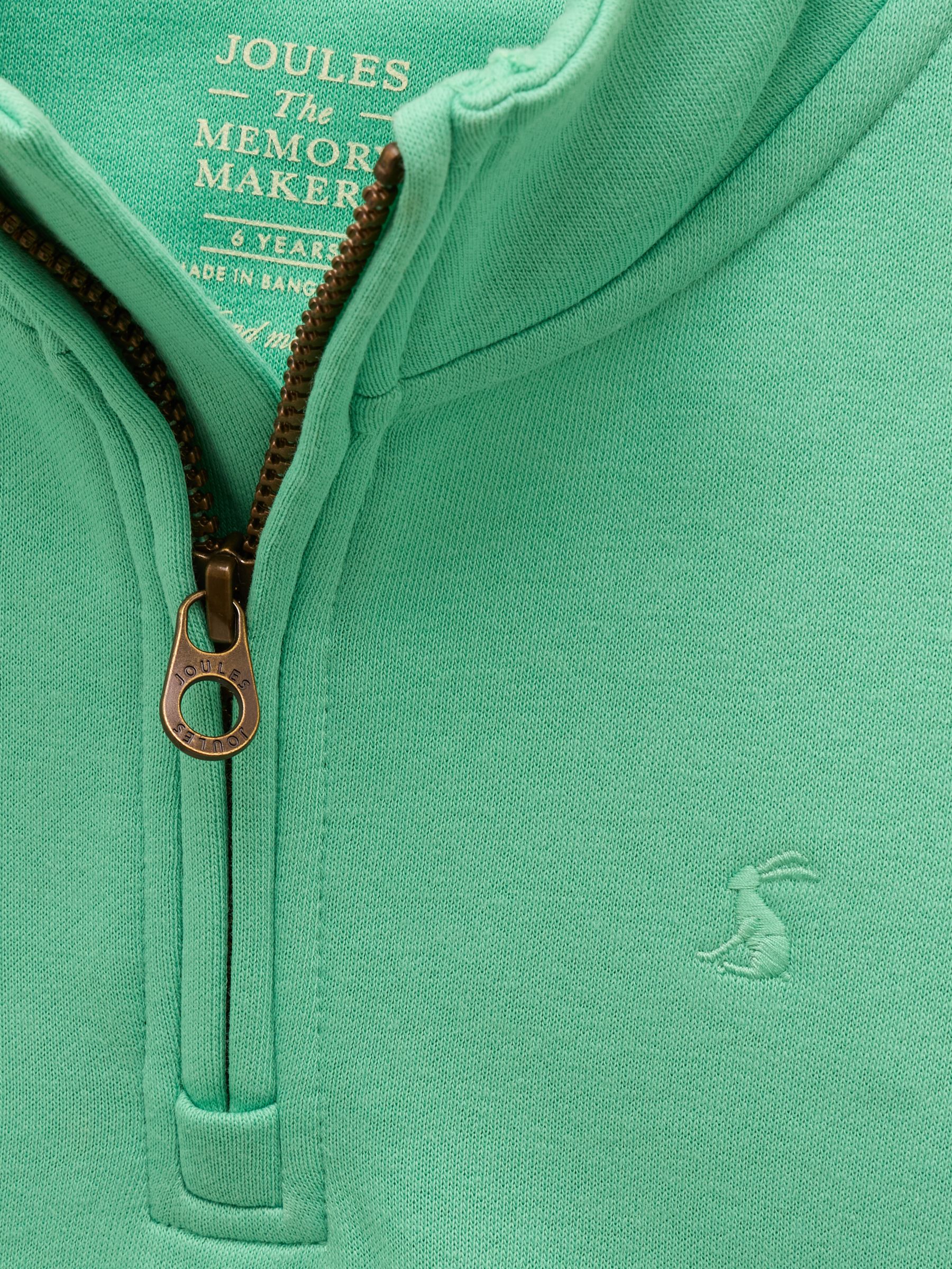 Alfie Green Quarter Zip Sweatshirt - Image 3 of 4
