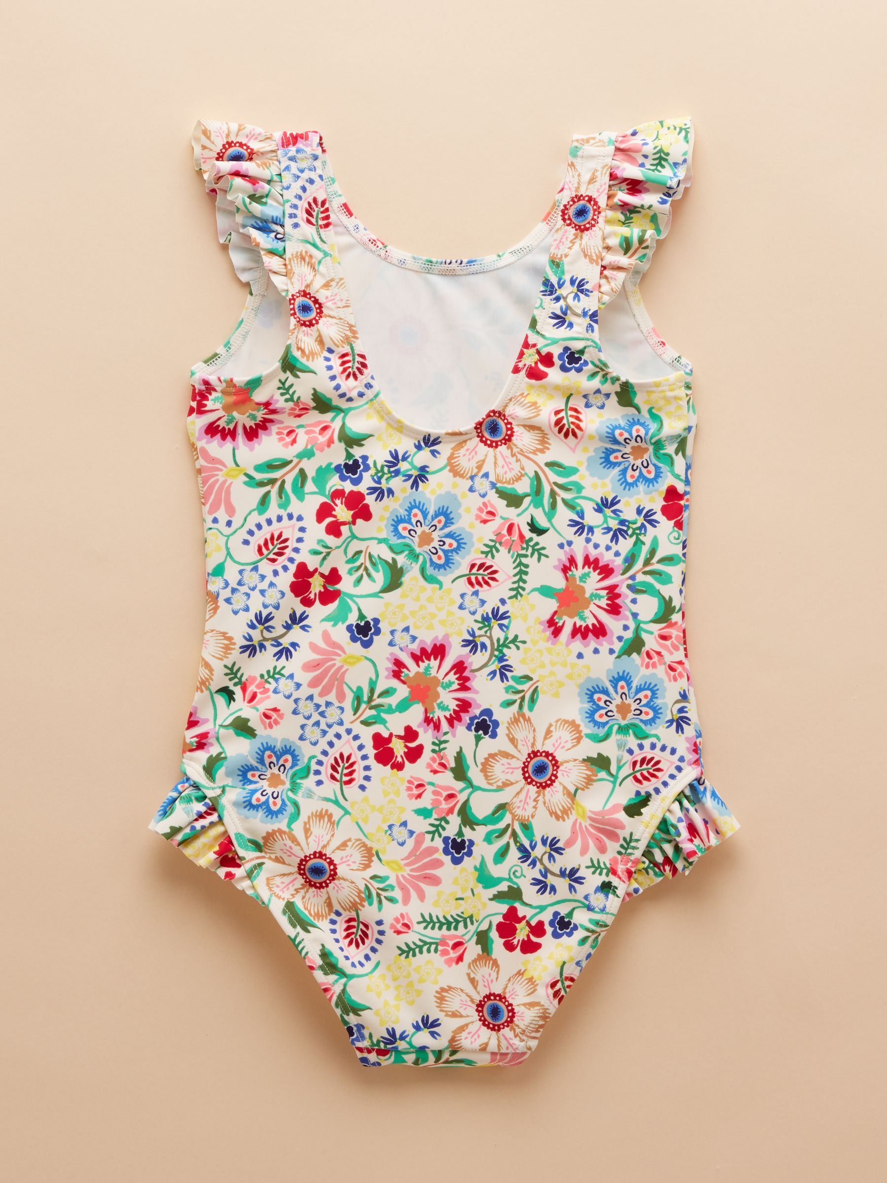 Splash Pink/Cream Pack of Two Swimsuits - Image 4 of 9