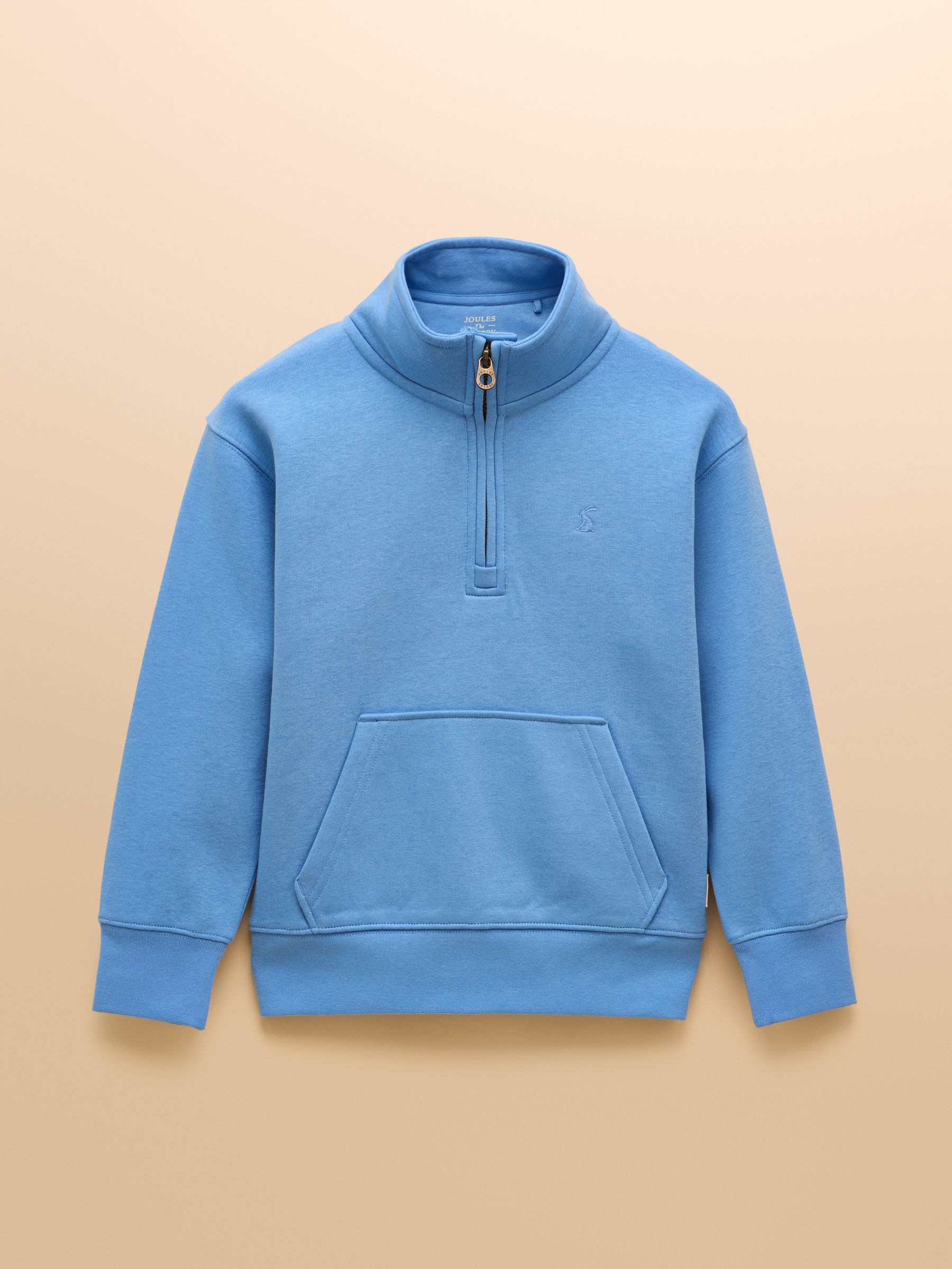 Alfie Blue Quarter Zip Sweatshirt - Image 1 of 5