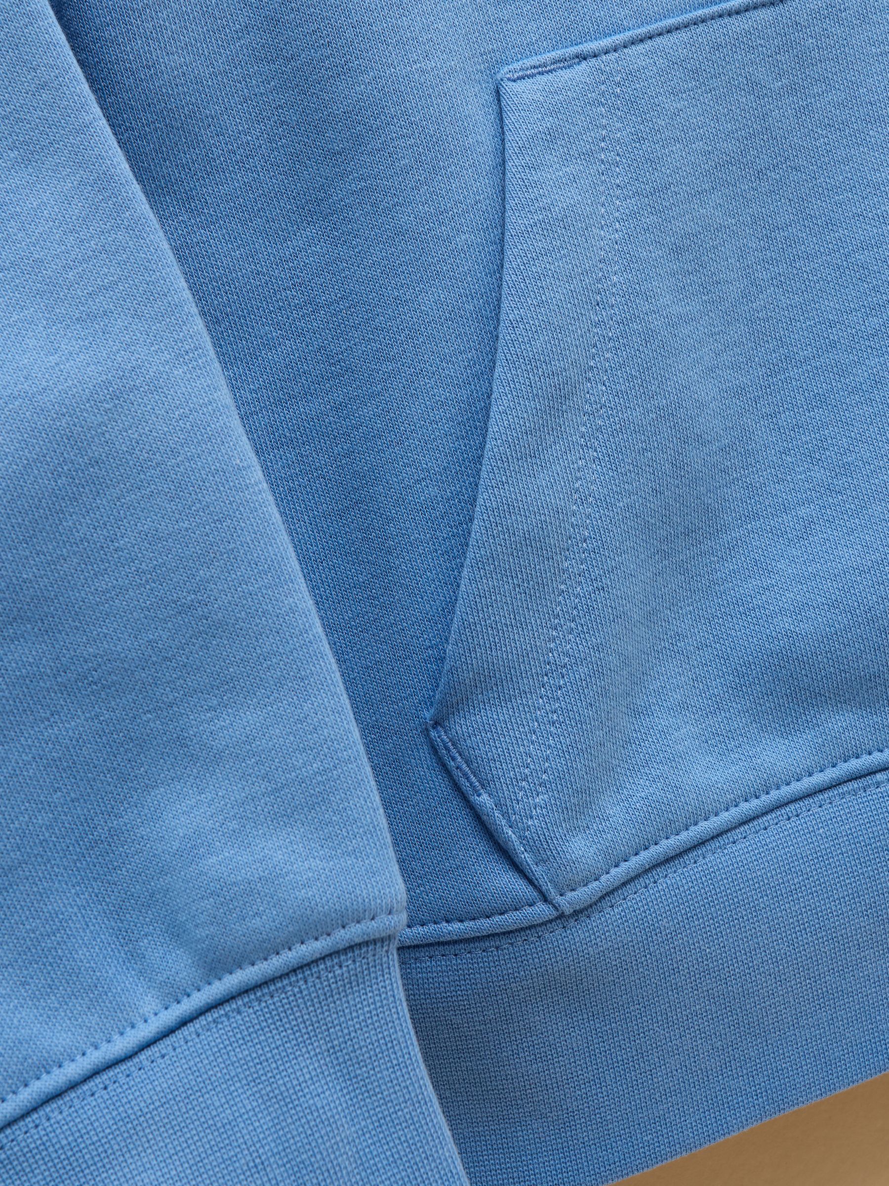 Parkside Blue Jersey Hoodie - Image 4 of 4