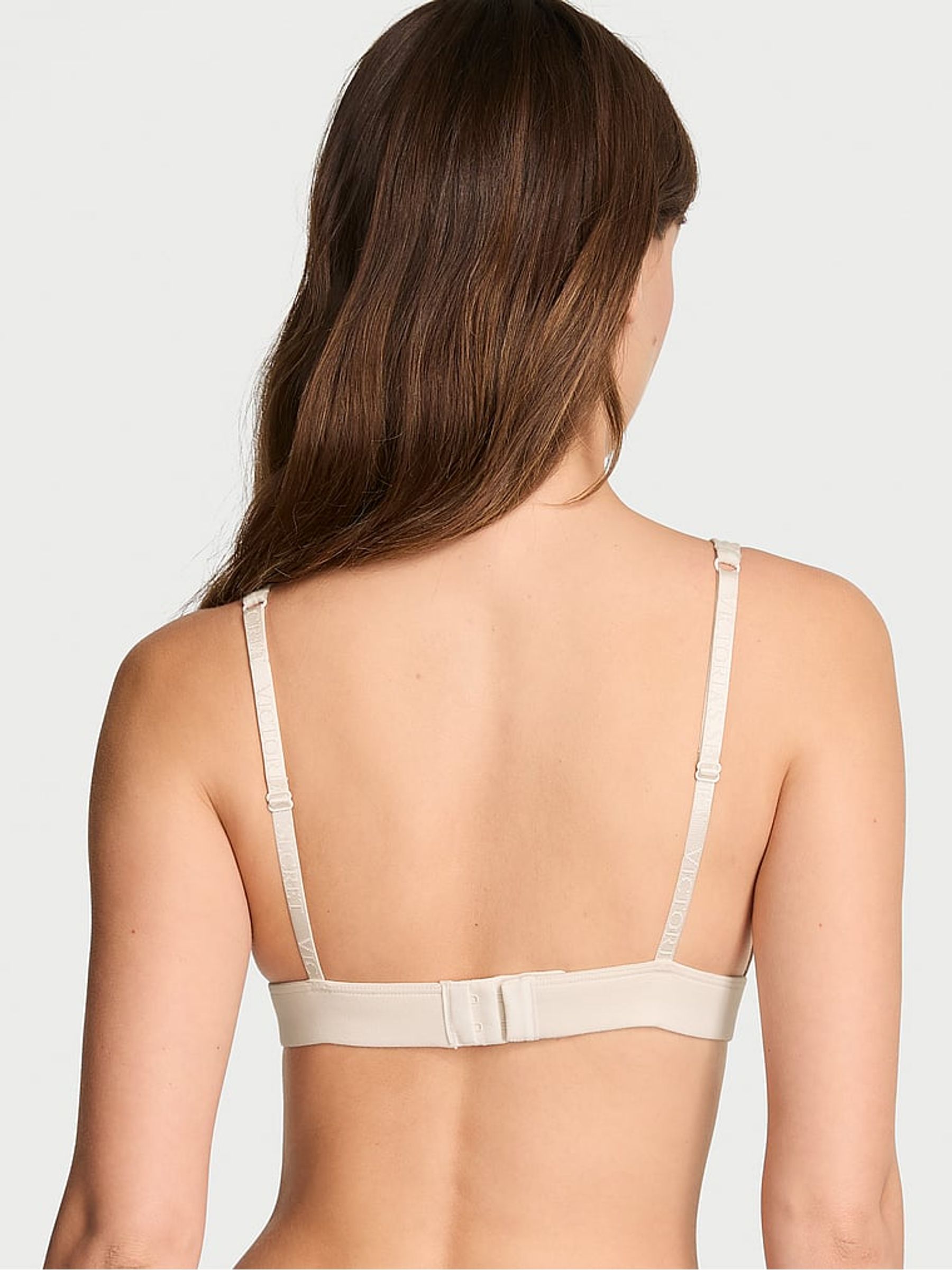 Nude Heather Cotton Logo Bralette - Image 2 of 2