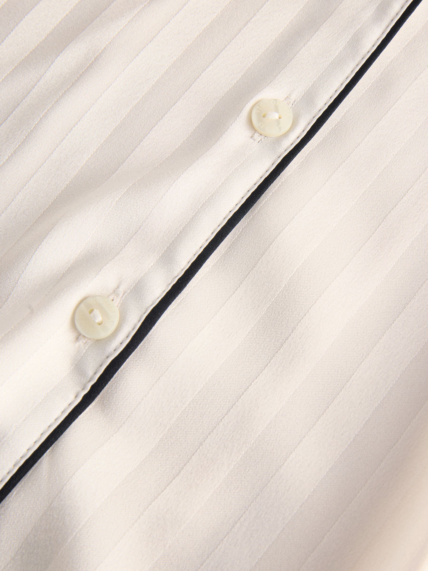 White Satin Long Pyjama Set - Image 7 of 7