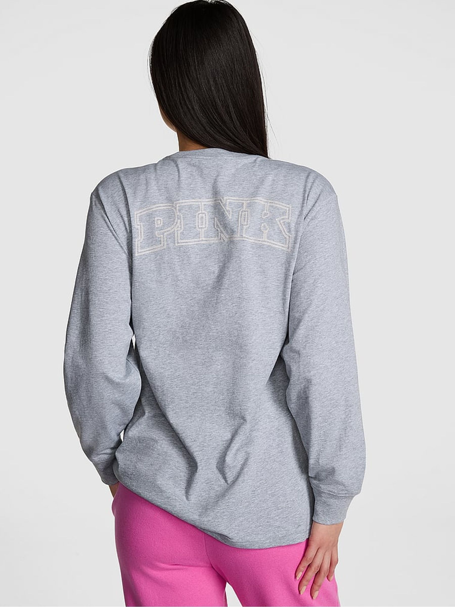 Medium Heather Grey Long Sleeve T-Shirt - Image 2 of 4