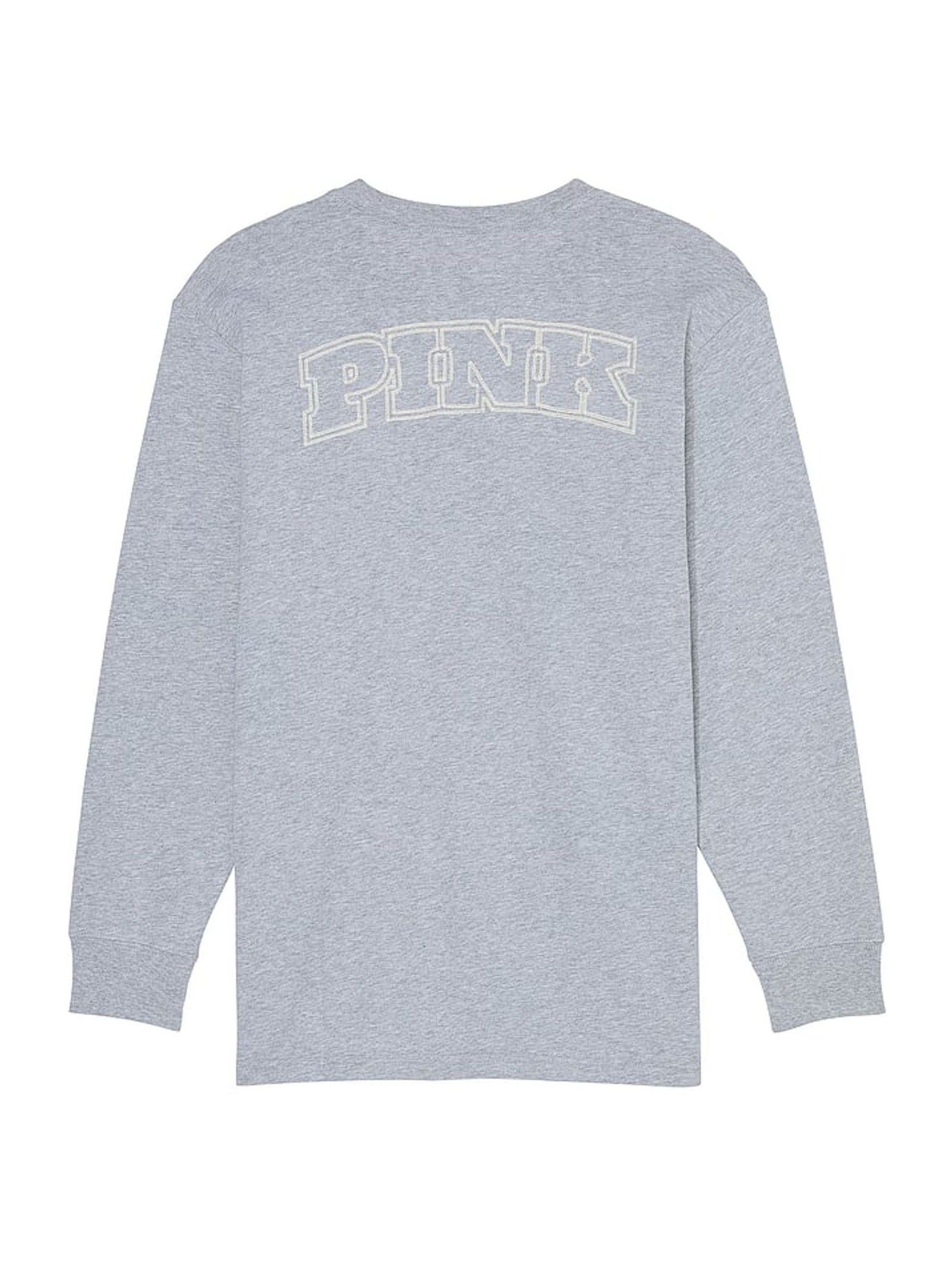 Medium Heather Grey Long Sleeve T-Shirt - Image 4 of 4
