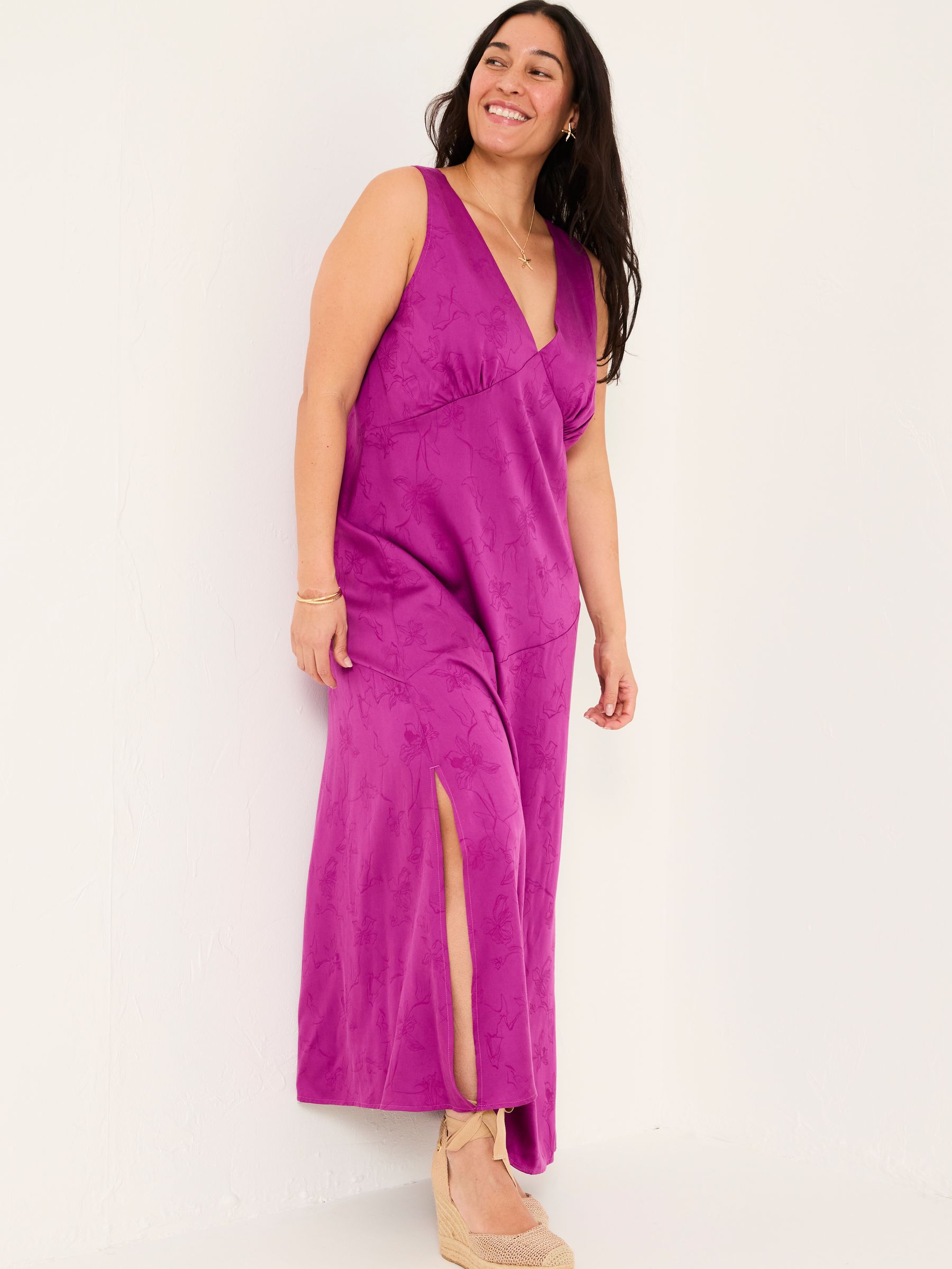Josephine Purple Slip Dress - Image 11 of 15