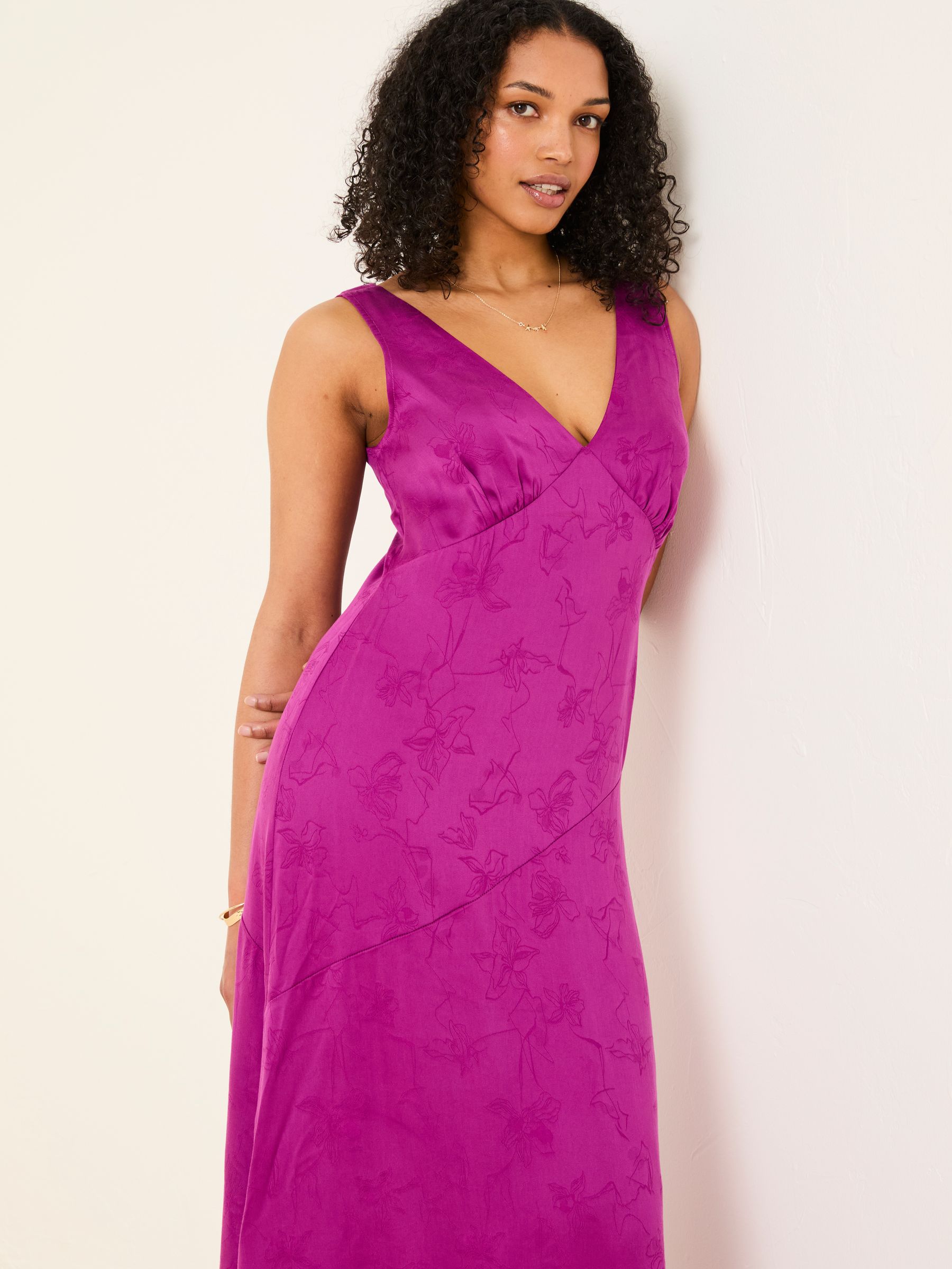 Josephine Purple Slip Dress - Image 6 of 15