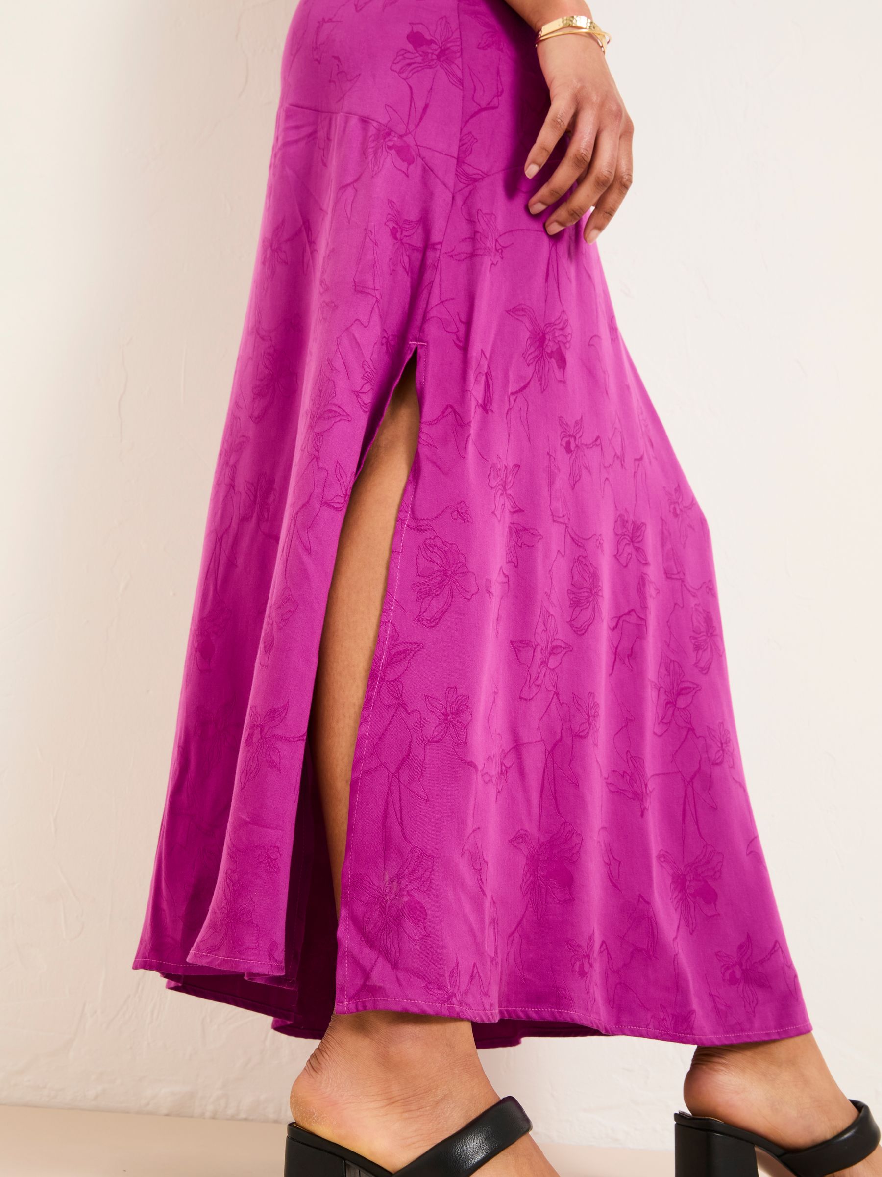 Josephine Purple Slip Dress - Image 7 of 15