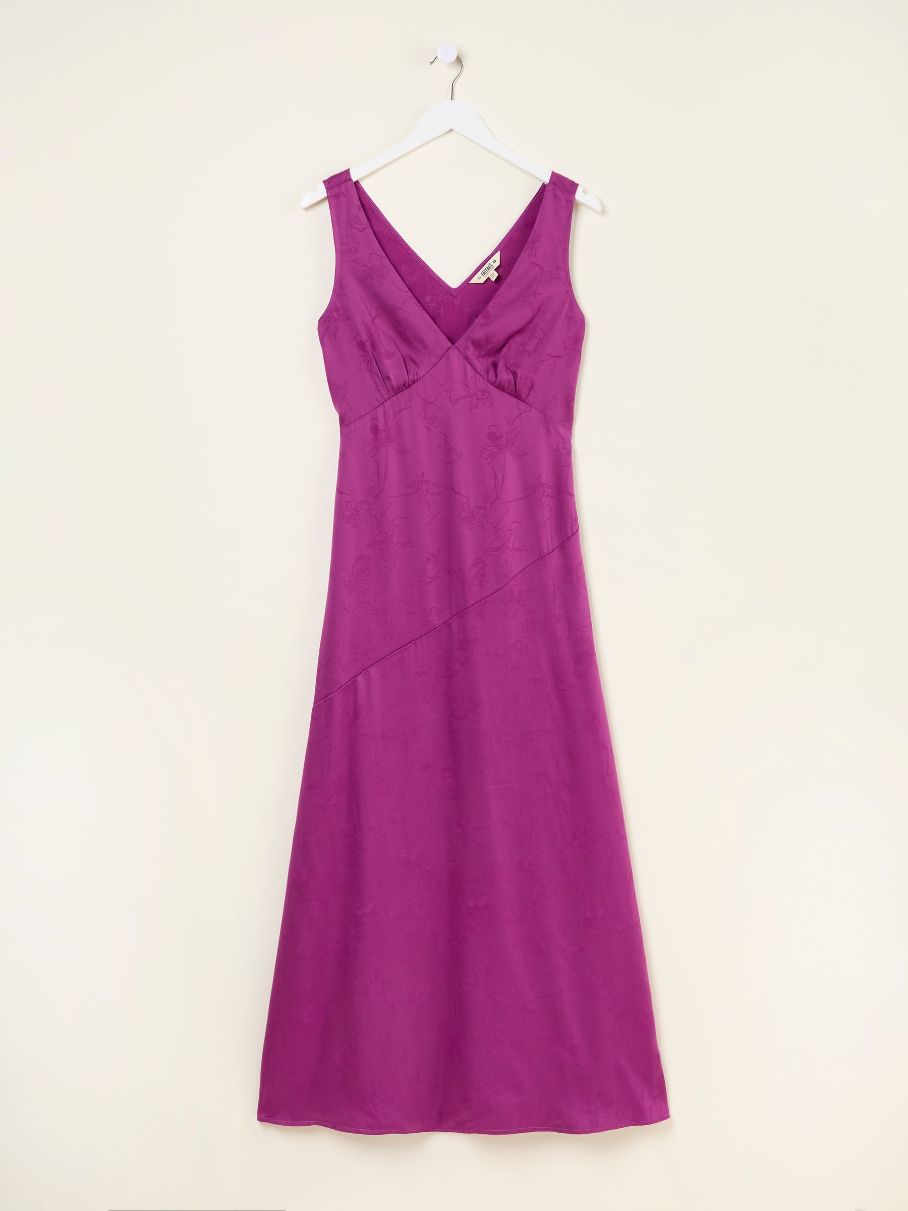 fatface purple dress Josephine Purple Slip Dress