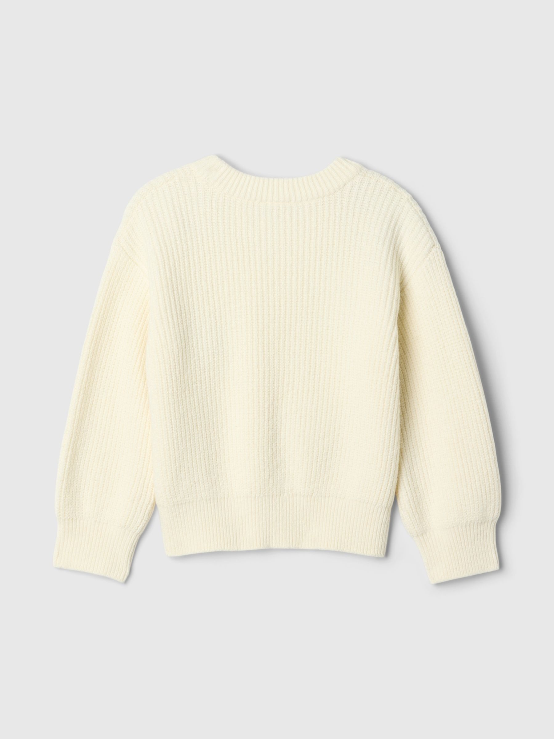 White CashSoft Bow Jumper (6mths-5yrs) - Image 3 of 5
