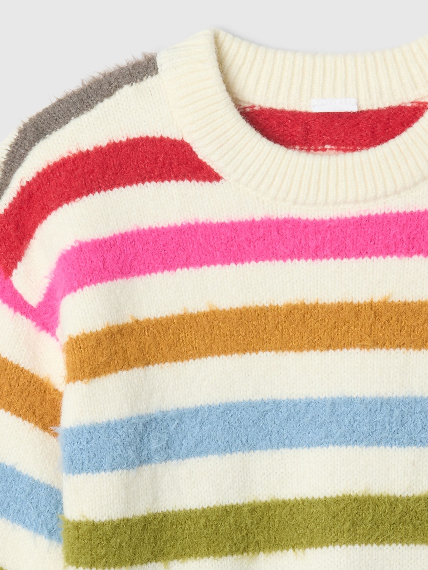 Black CashSoft Stripe Jumper (6mths-5yrs) - Image 4 of 4