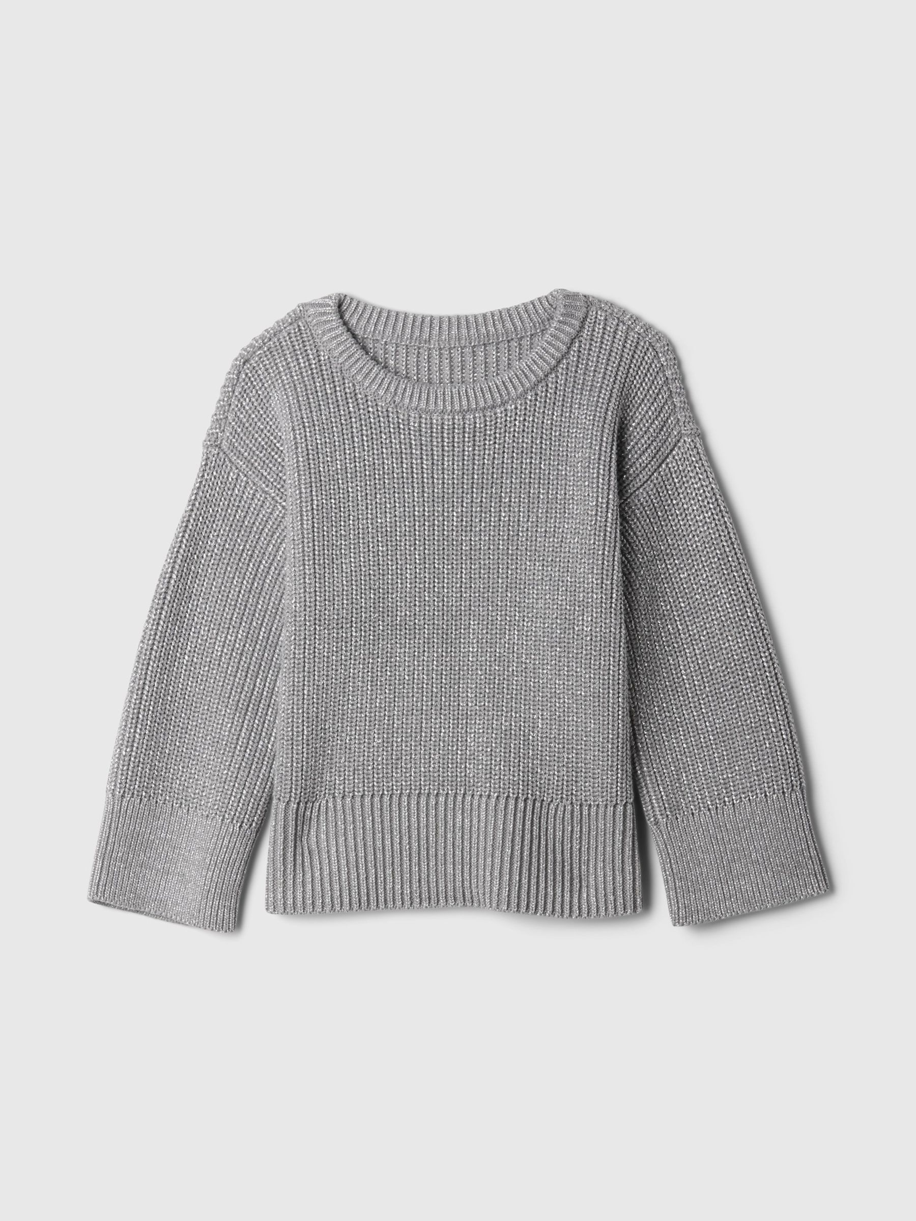 Grey Split-Hem Jumper (6mths-5yrs) - Image 2 of 3