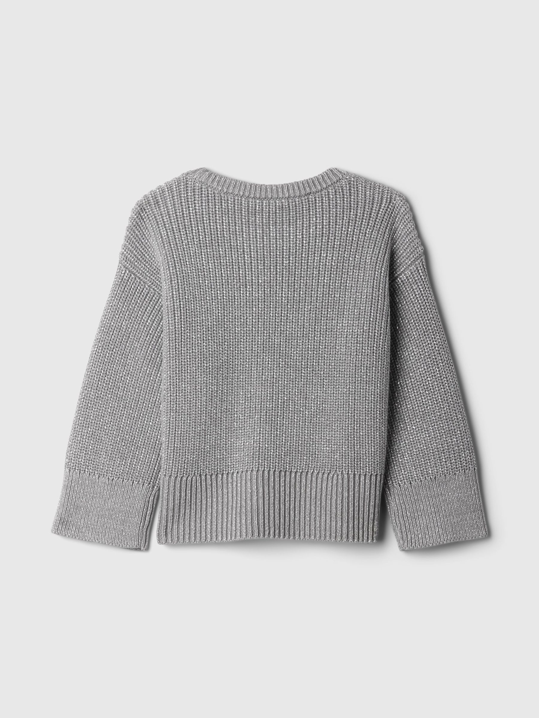 Grey Split-Hem Jumper (6mths-5yrs) - Image 3 of 3