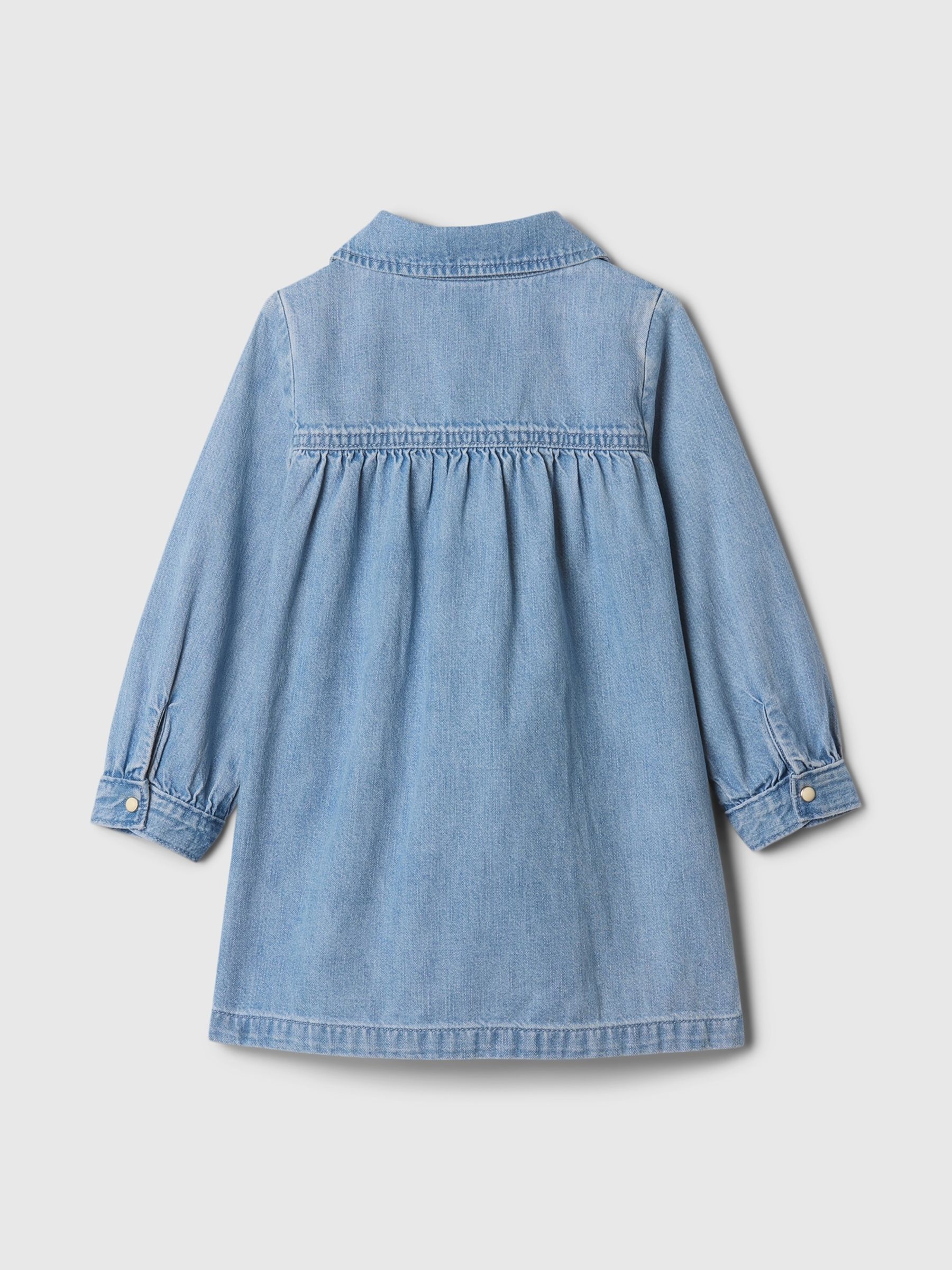 Blue Denim Heart Dress (6mths-5yrs) - Image 2 of 2