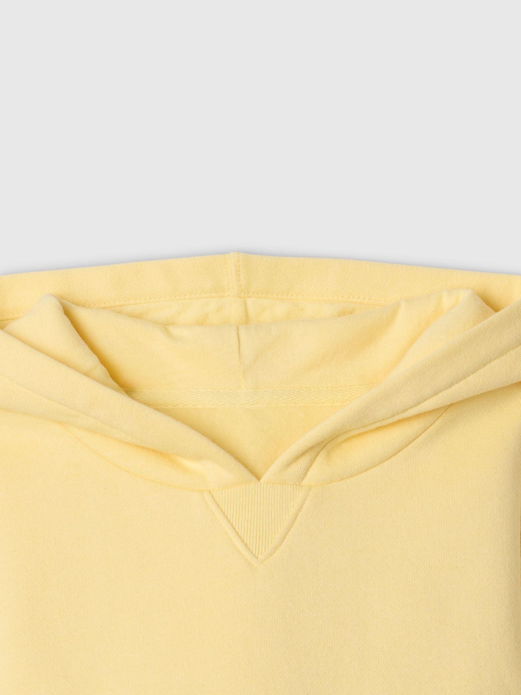 Yellow 2-in-1 Vintage Soft Hoodie Dress (6mths-5yrs) - Image 3 of 3