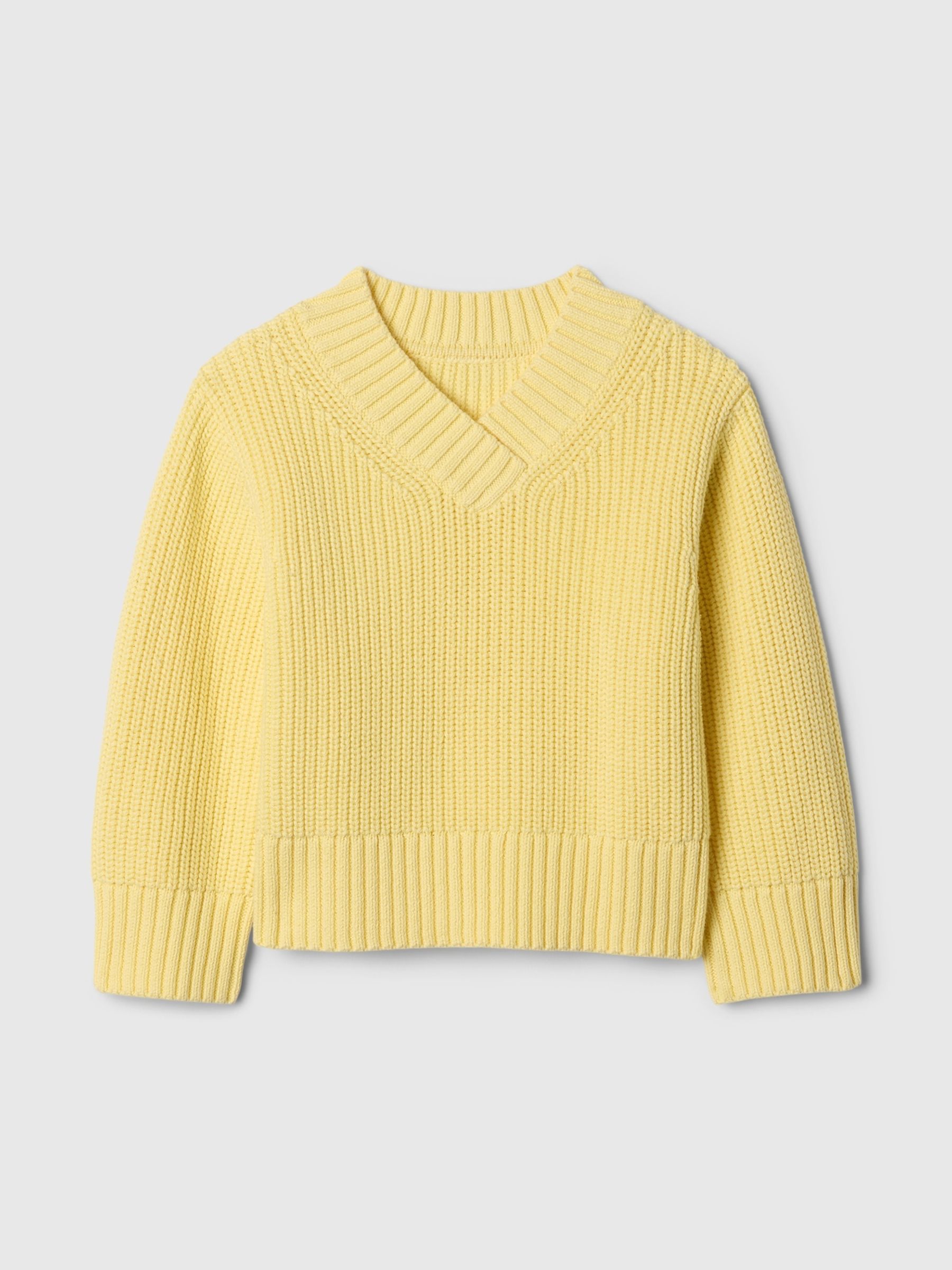 Yellow 247 Split-Hem Boxy Jumper (6mths-5yrs) - Image 1 of 2
