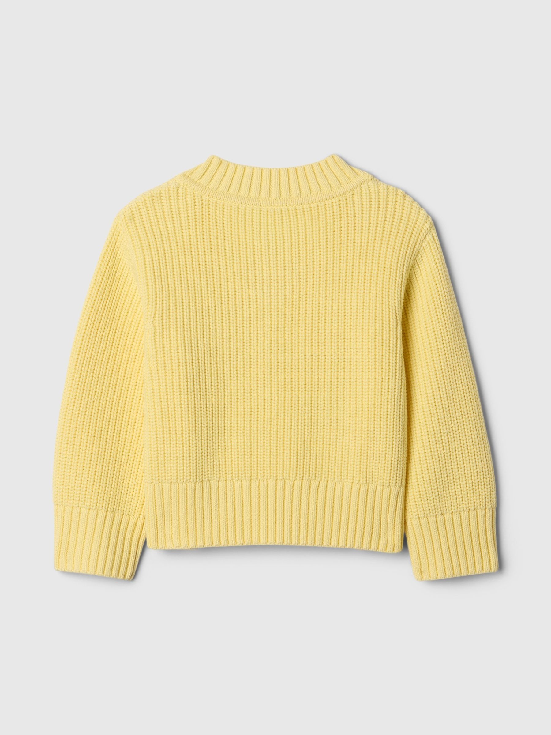 Yellow 247 Split-Hem Boxy Jumper (6mths-5yrs) - Image 2 of 2