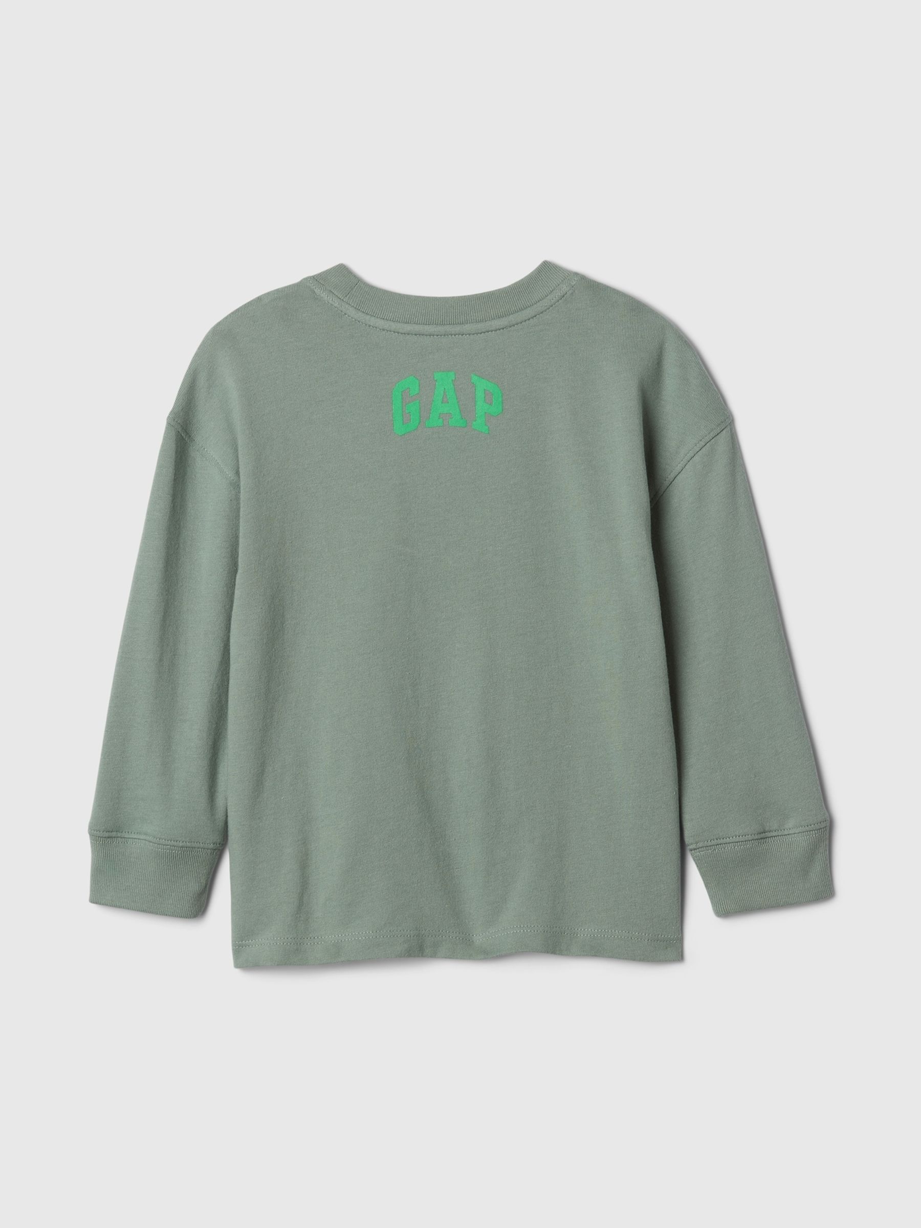 Green Pumbaa & Timon Disney Lion King Graphic Long Sleeve T-Shirt (6mths-5yrs) - Image 2 of 2