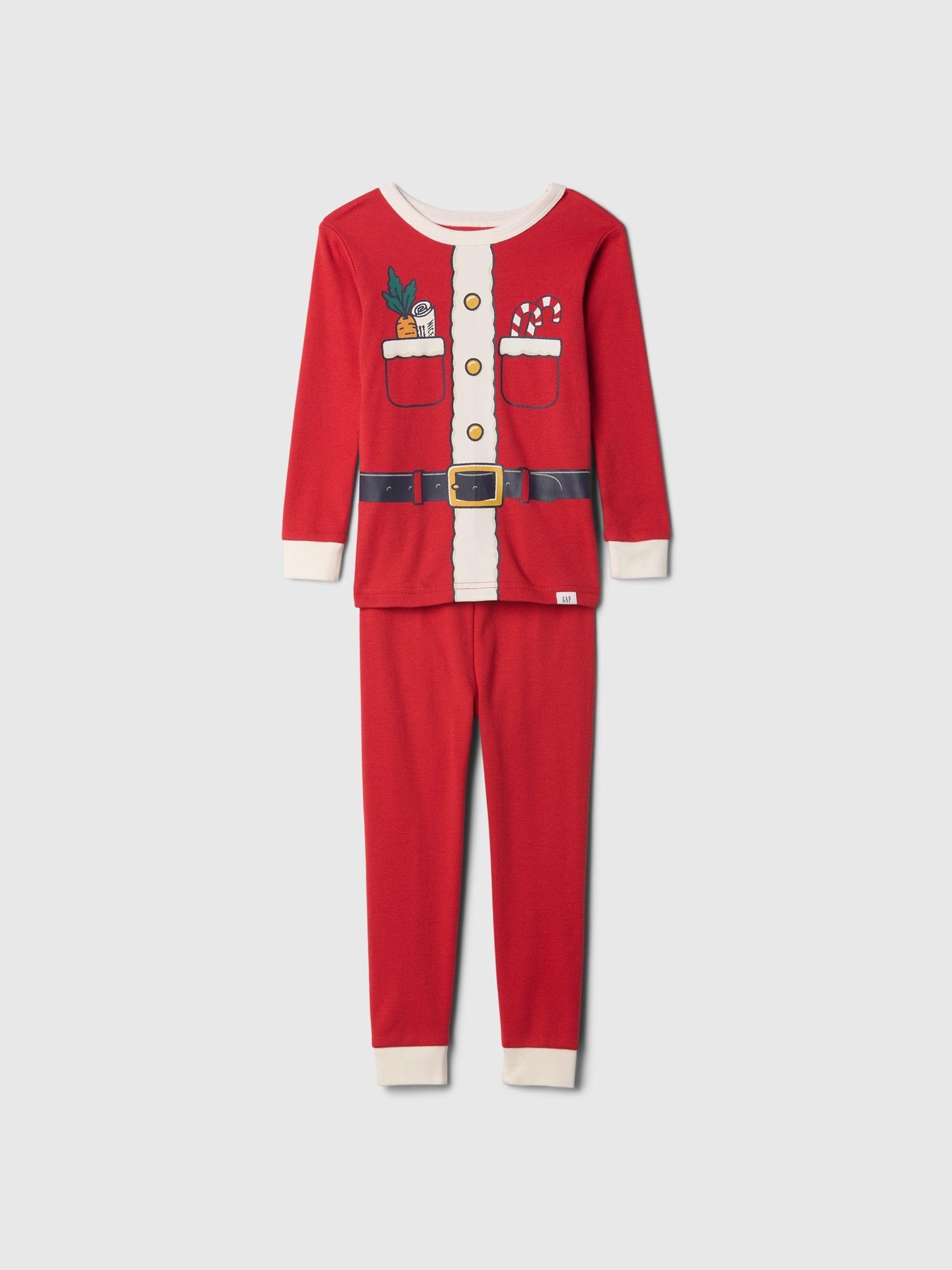 Red Santa Christmas Print Pyjamas (6mths-5yrs) - Image 1 of 2