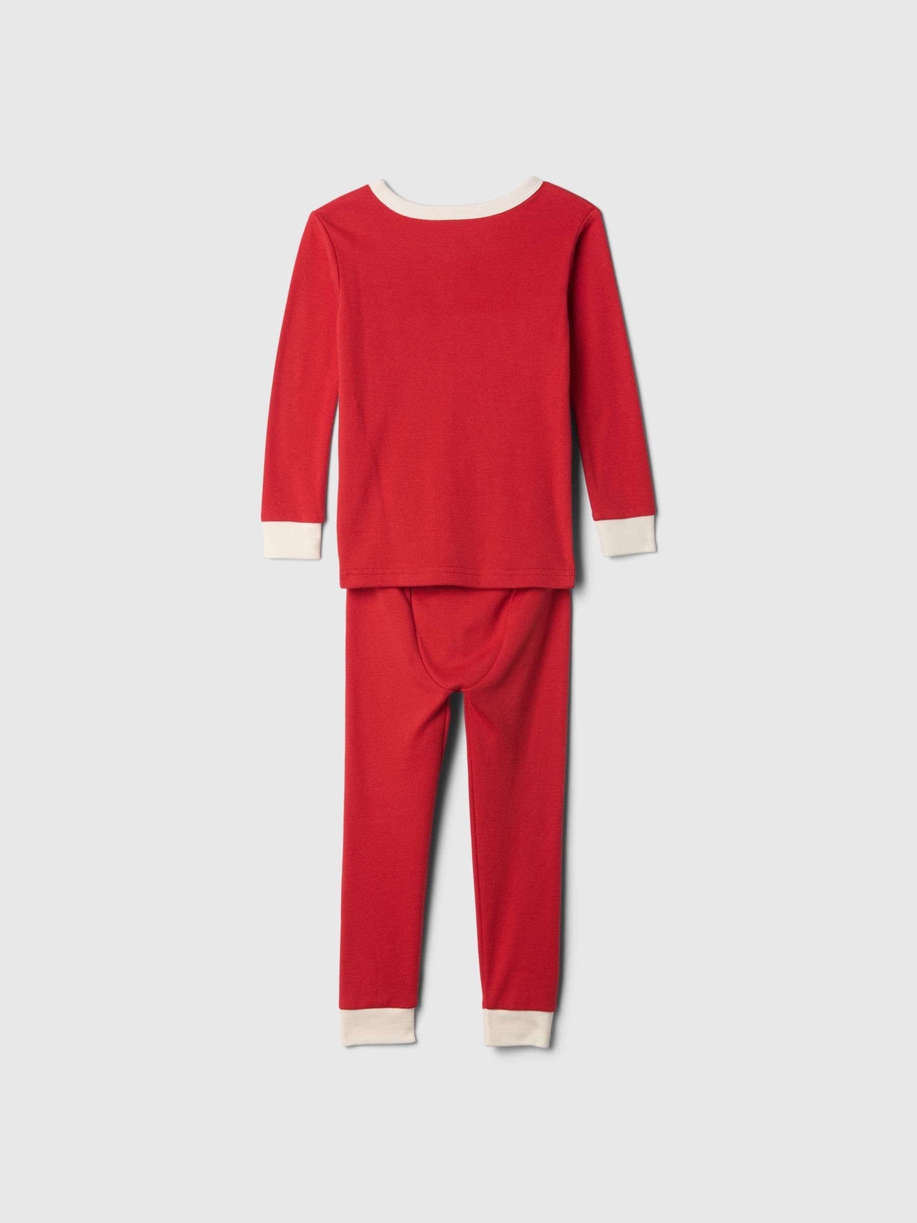 Red Santa Christmas Print Pyjamas (6mths-5yrs) - Image 2 of 2