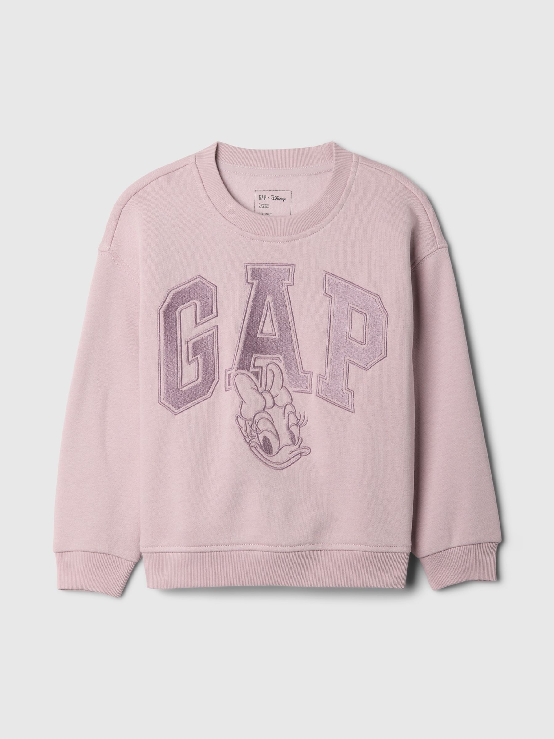 Purple Daisy Duck Disney Vintage Soft Graphic Sweatshirt (6mths-5yrs) - Image 1 of 2