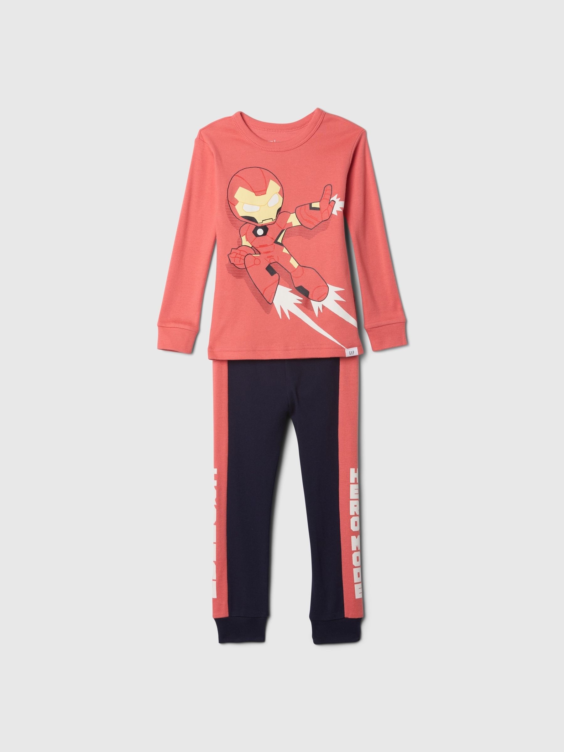 Red Iron Man Cotton Long Pyjamas (12mths-5yrs) - Image 1 of 2