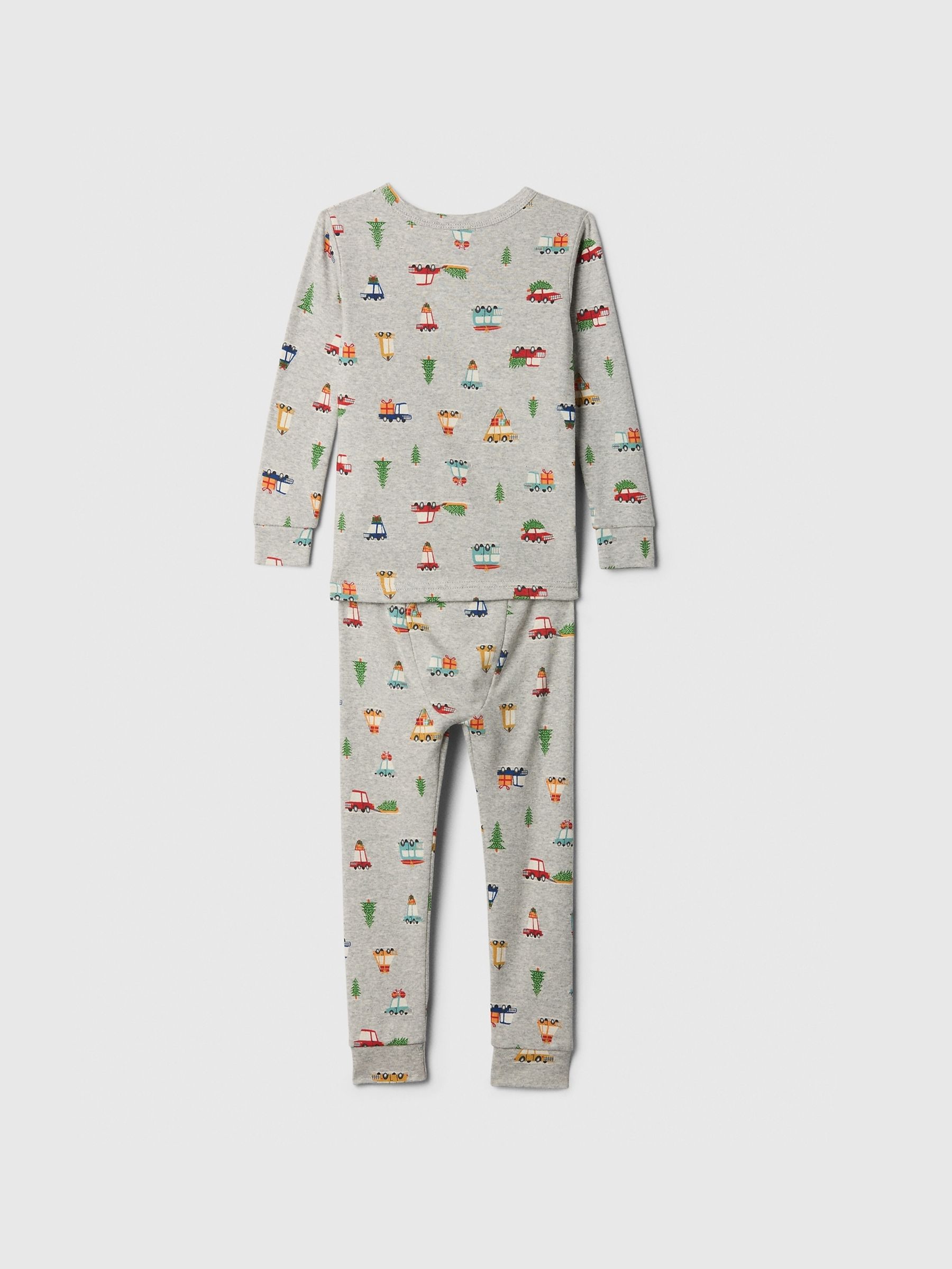 Grey Driving Home For Christmas Print Pyjamas (6mths-5yrs) - Image 2 of 2