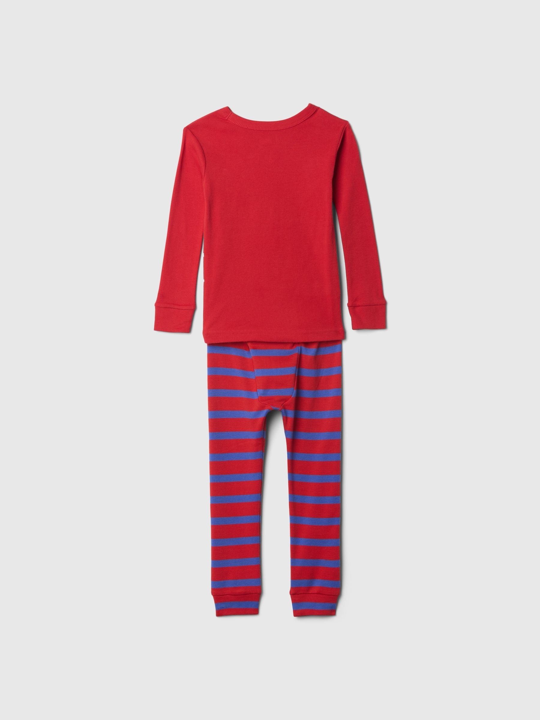 Red Spiderman Cotton Long Pyjamas (12mths-5yrs) - Image 2 of 2