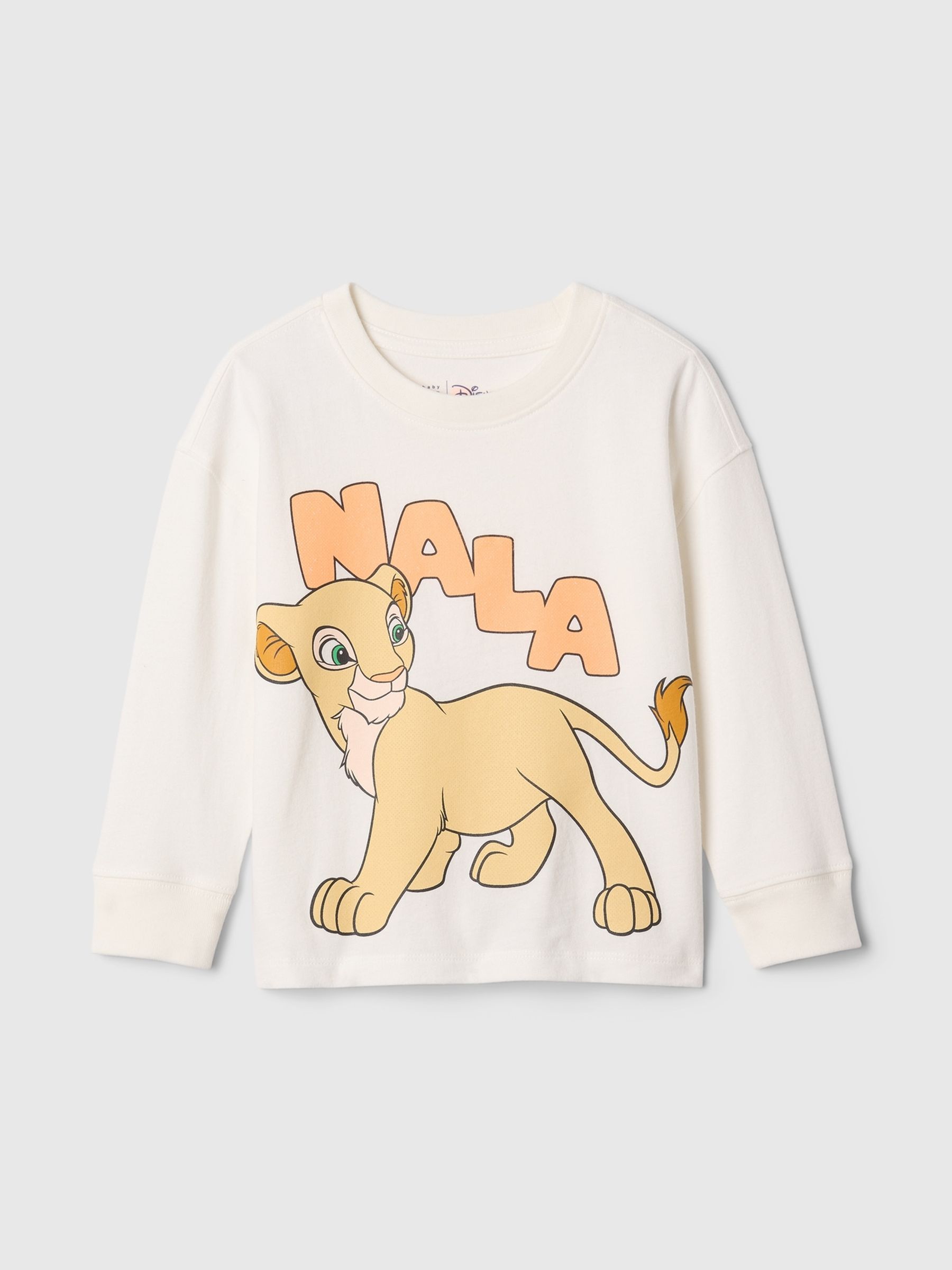 White Nala Disney Lion King Graphic Long Sleeve T-Shirt (6mths-5yrs) - Image 1 of 2