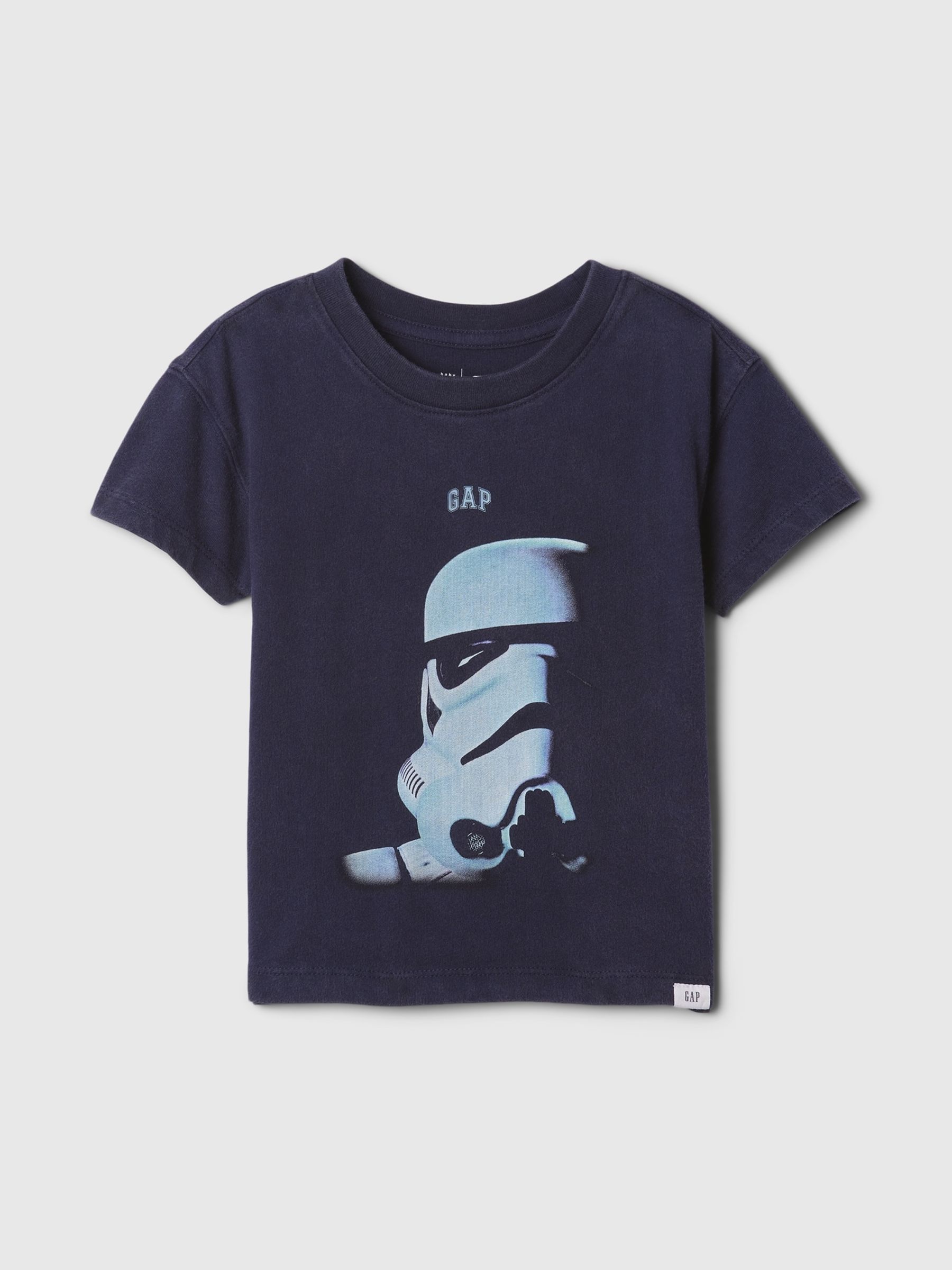 Navy Blue Stormtrooper Star Wars Graphic T-Shirt (6mths-5yrs) - Image 1 of 3