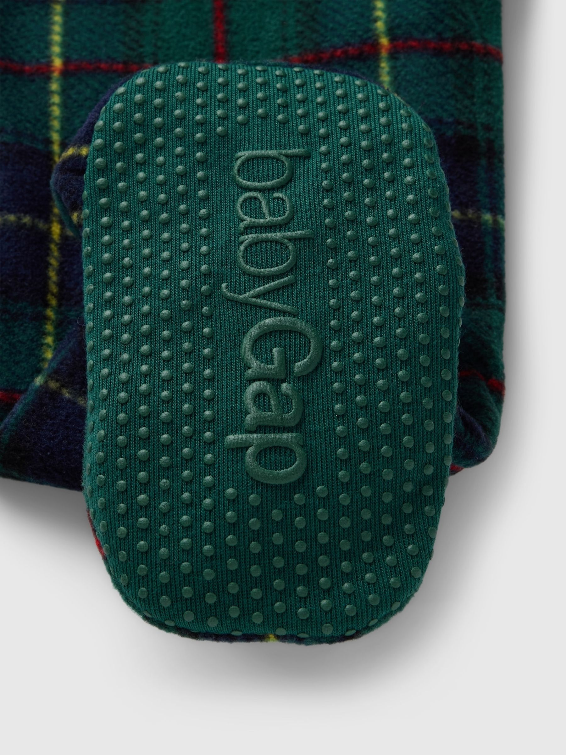 Green Christmas Check Sleepsuit (Newborn-24mths) - Image 3 of 3