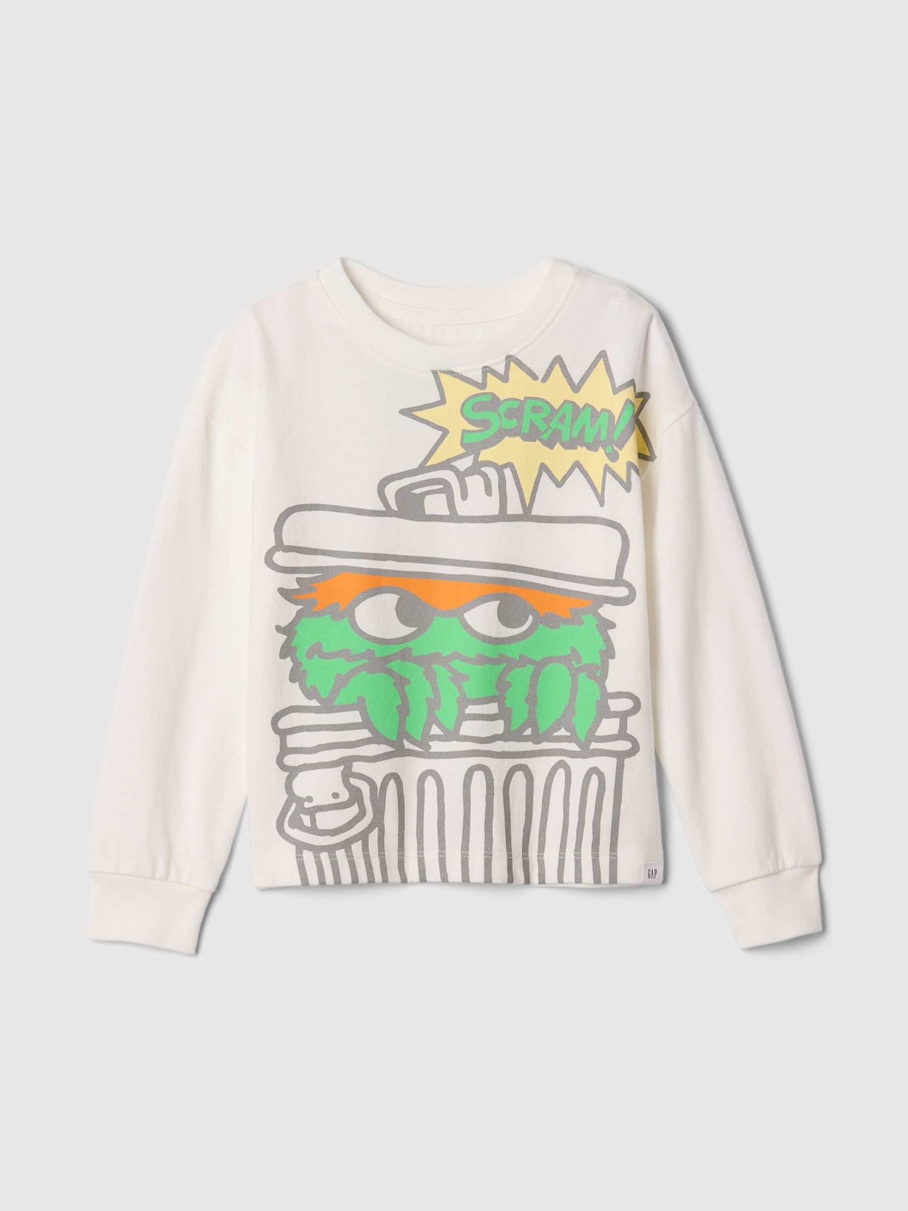 White Sesame Street Graphic T-Shirt (6mths-5yrs) - Image 1 of 3