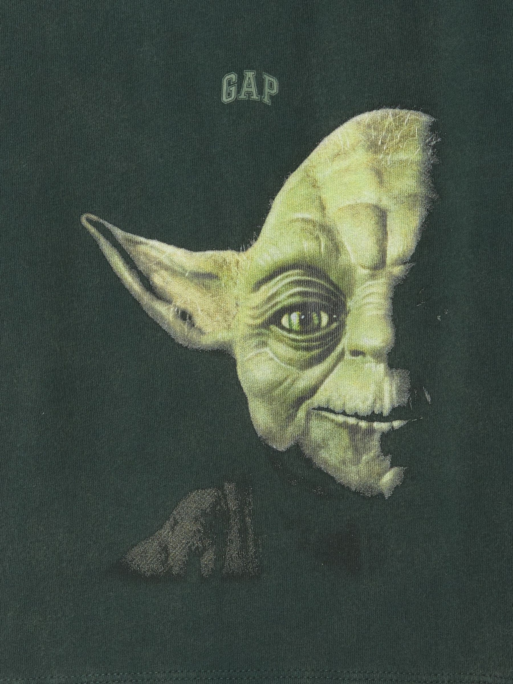 Green Yoda Star Wars Graphic T-Shirt (6mths-5yrs) - Image 3 of 3