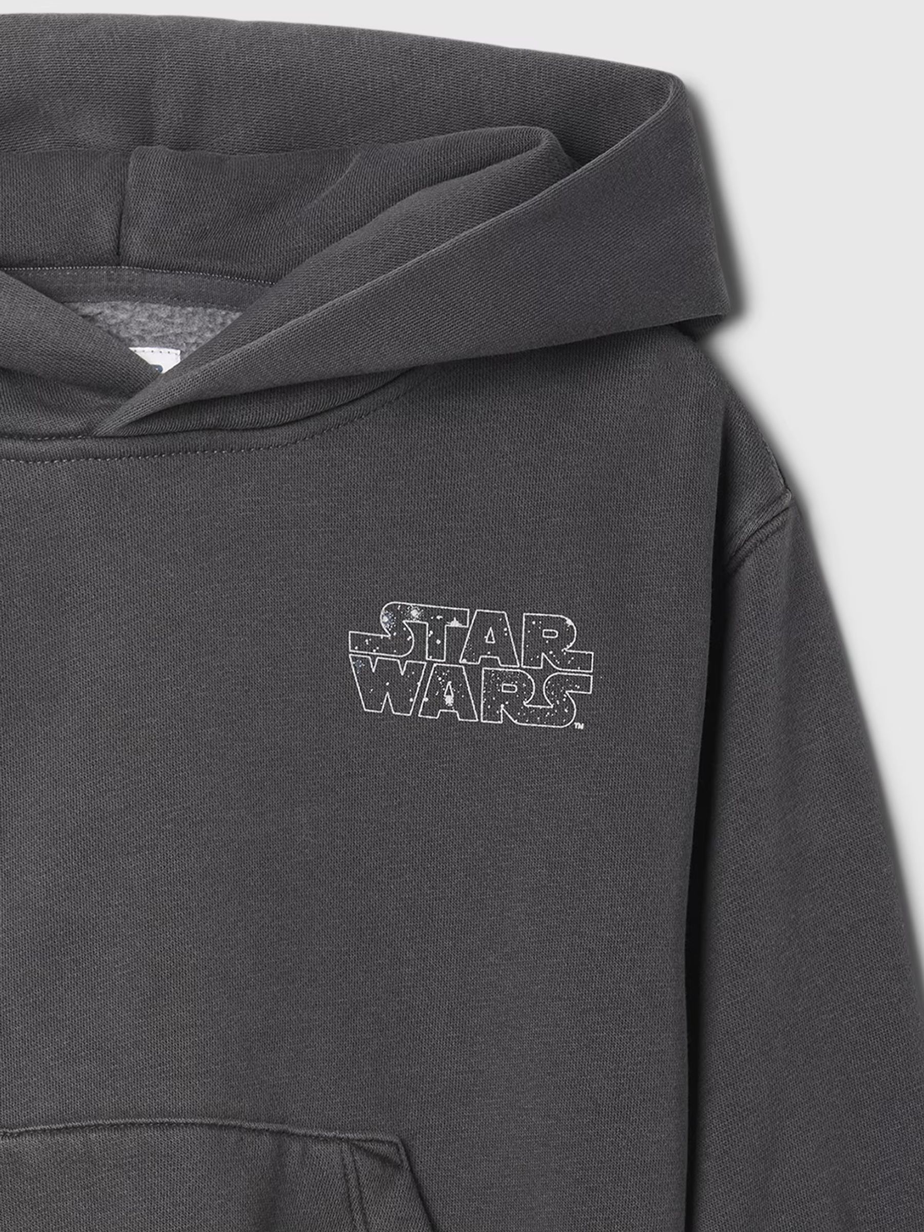 Black Darth Vader Vintage Soft Star Wars Hoodie (6mths-5yrs) - Image 5 of 5