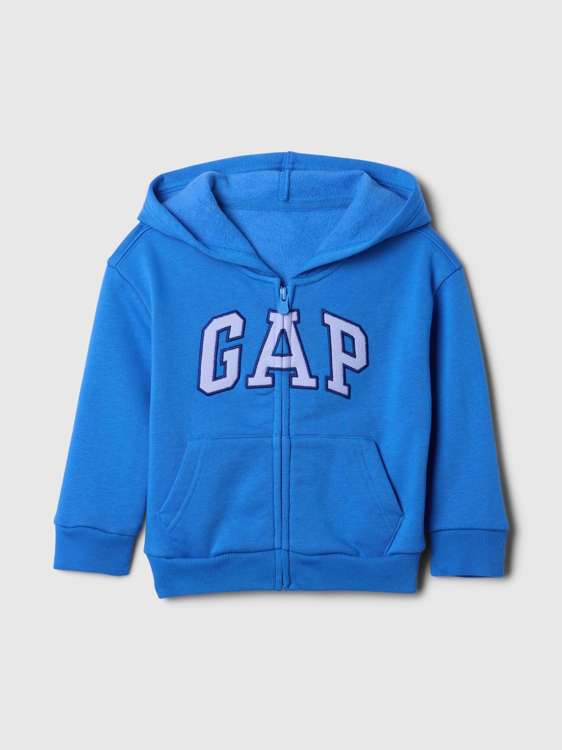 Blue Logo Zip Up Hoodie (Newborn-5yrs) - Image 1 of 3