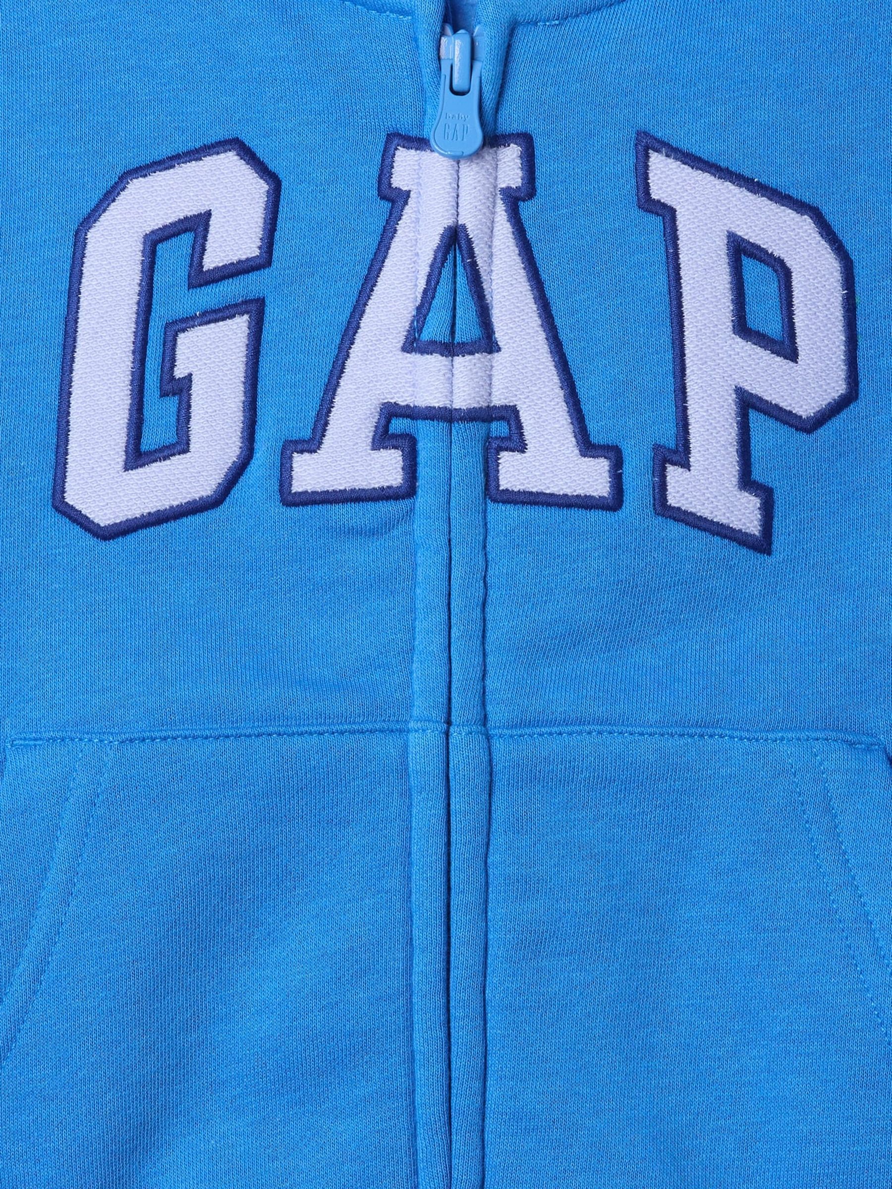 Blue Logo Zip Up Hoodie (Newborn-5yrs) - Image 3 of 3