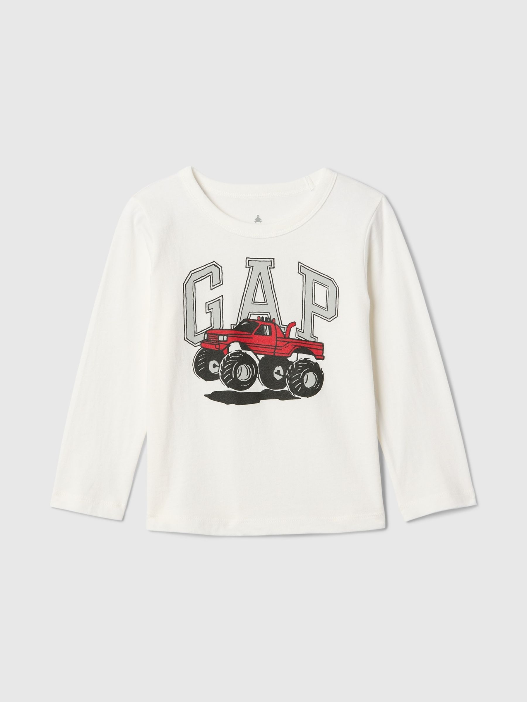 White Long Sleeve Graphic T-Shirt (6mths-5yrs) - Image 1 of 3