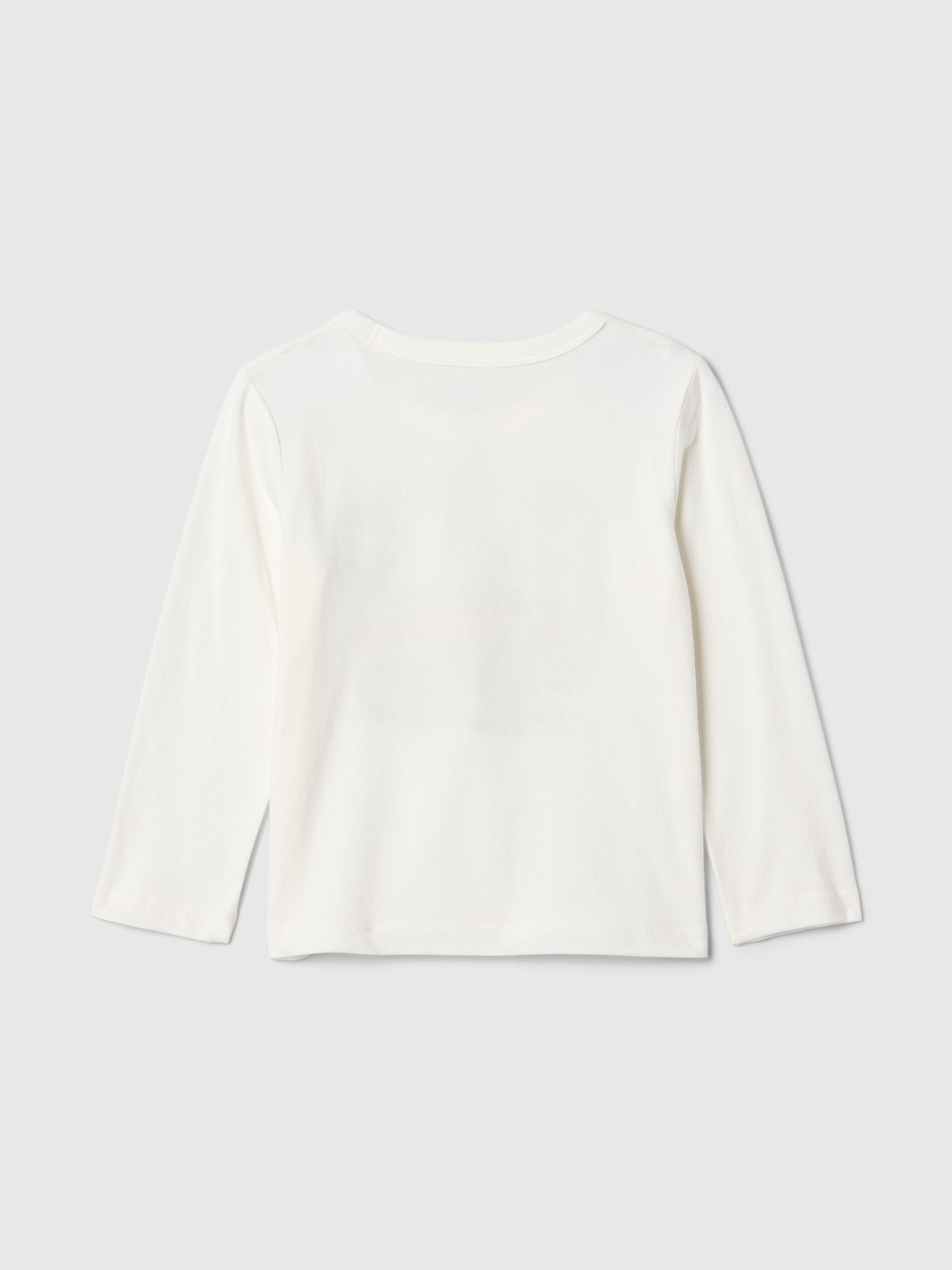 White Long Sleeve Graphic T-Shirt (6mths-5yrs) - Image 2 of 3