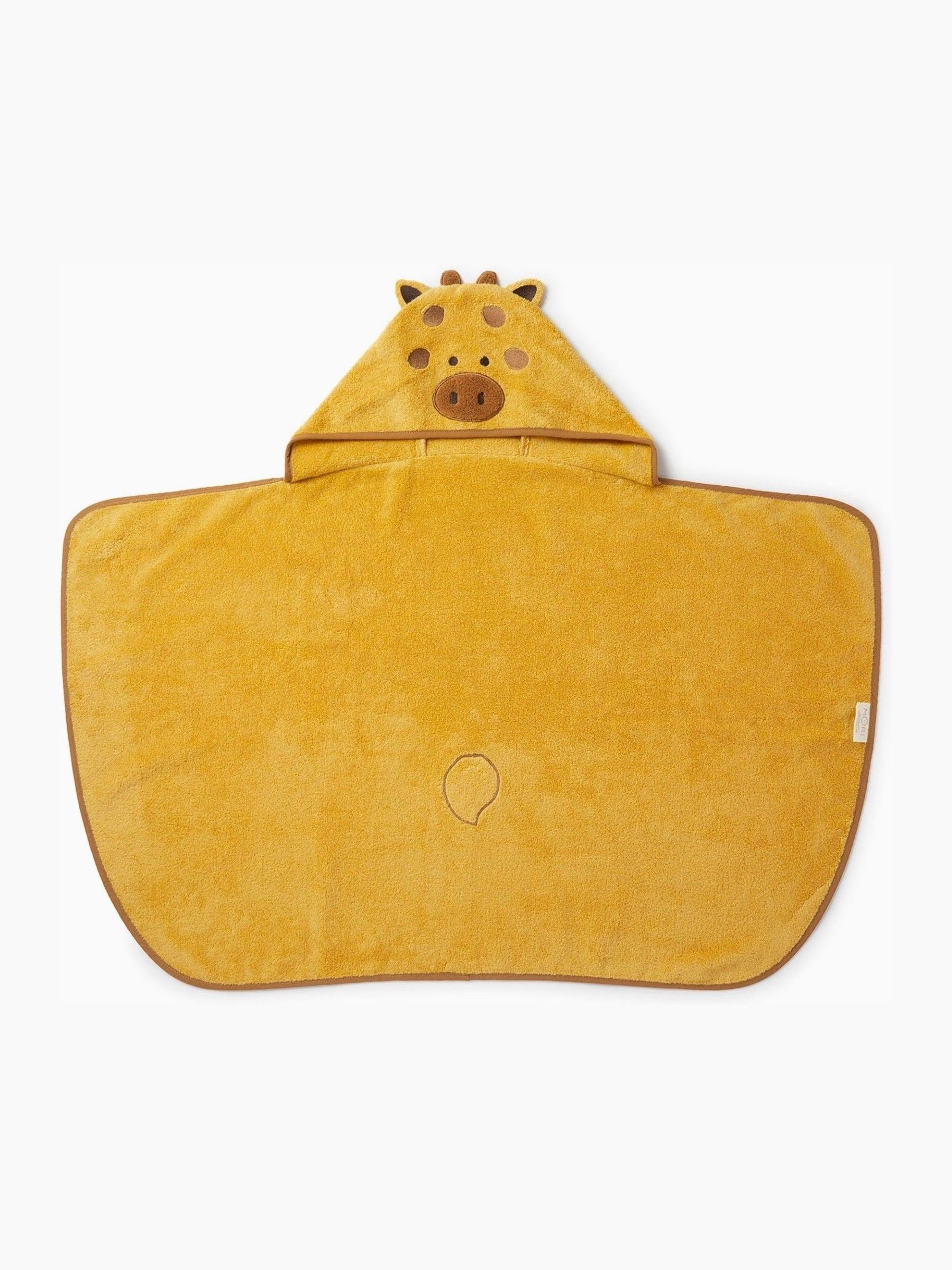 MORI Yellow Giraffe Supersoft Hooded Towel - Image 6 of 6