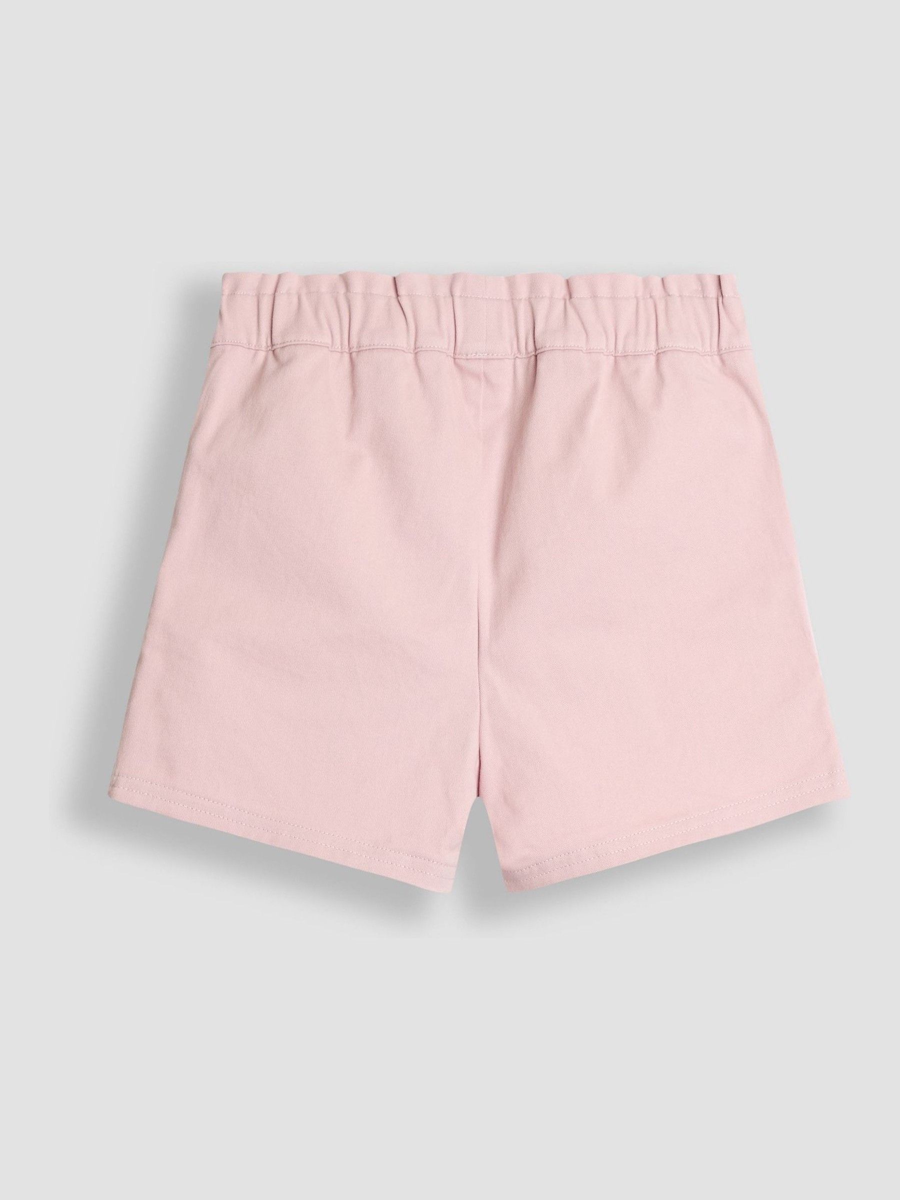 Rose Pink Twill Turn-up Hem Shorts - Image 2 of 3