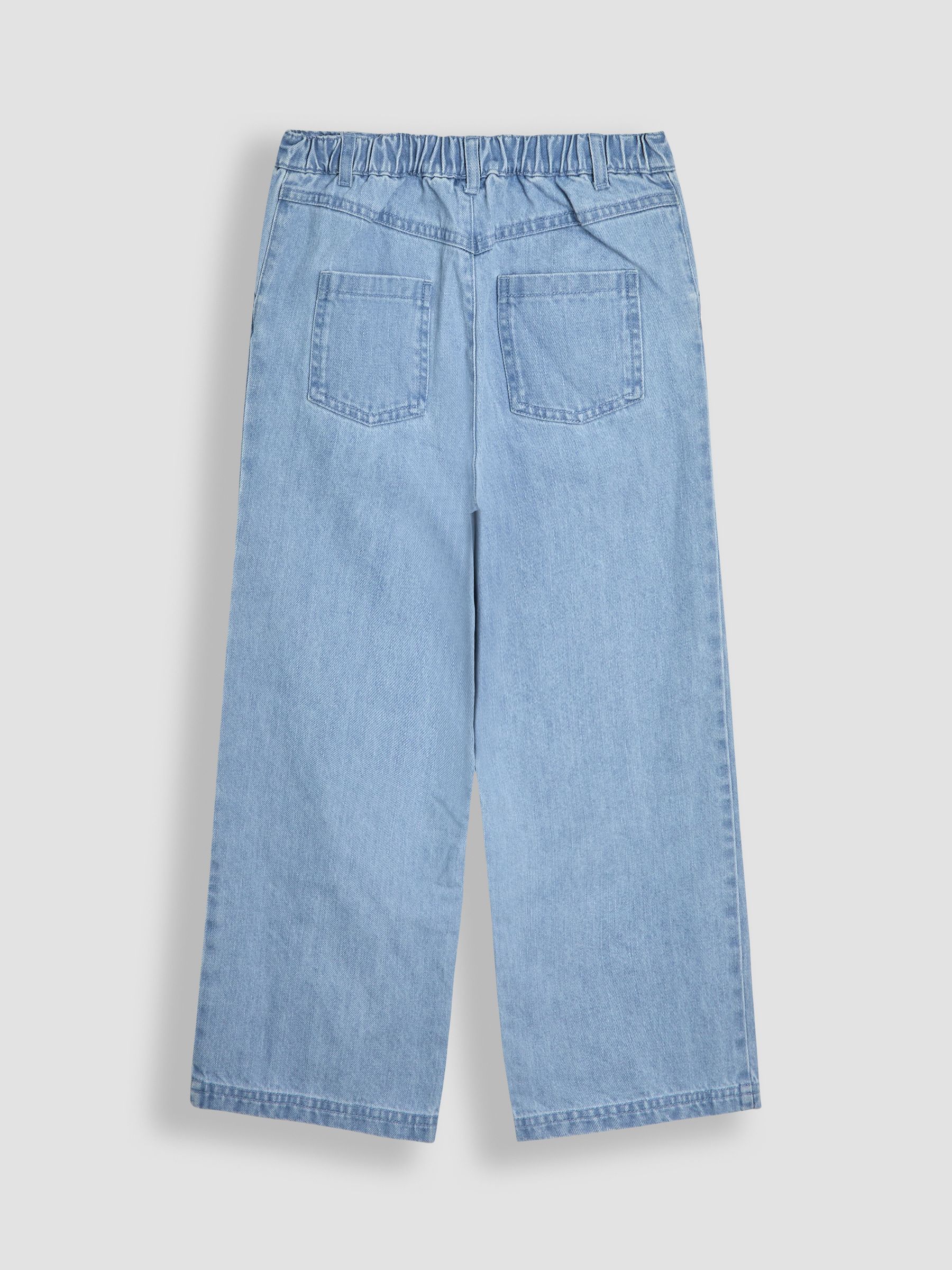 Denim Blue Wide Leg Trousers - Image 2 of 3