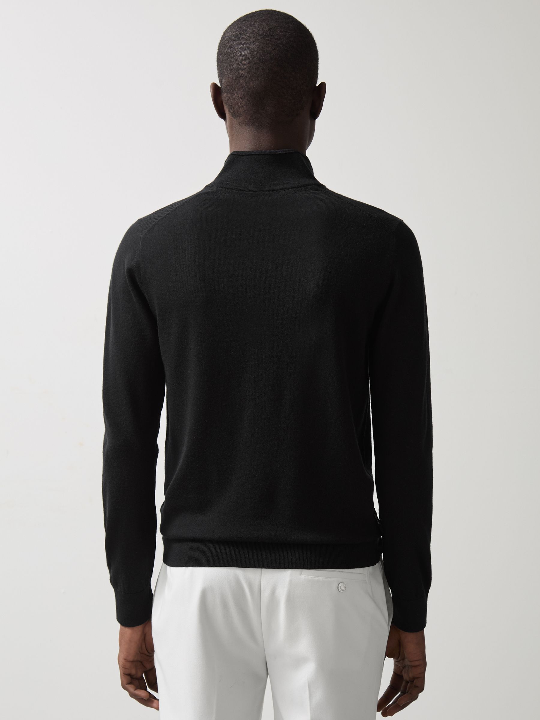 McLaren F1 Team Merino Half-Zip Jumper in Black - Image 4 of 7