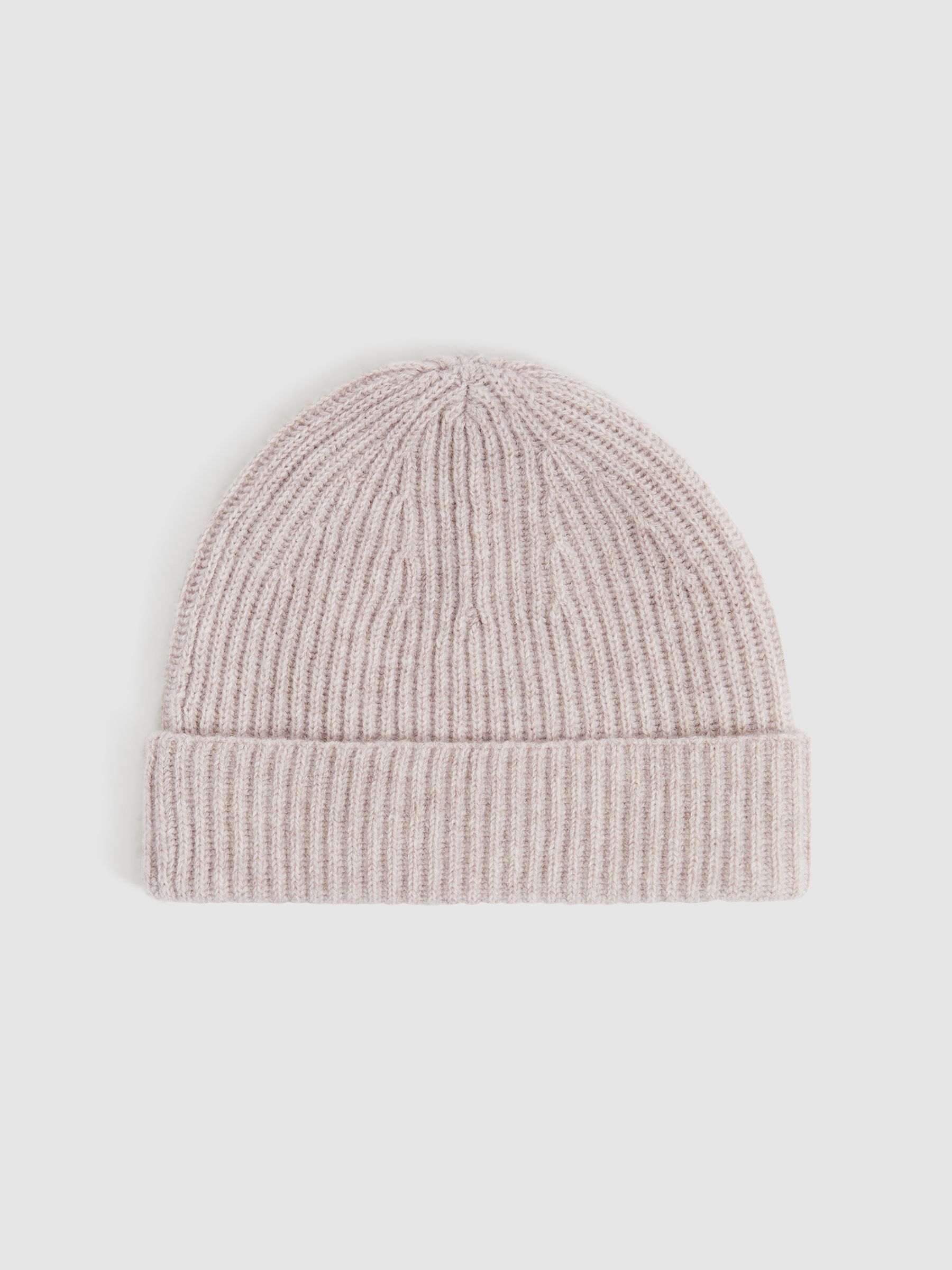 Atelier Ribbed-Cashmere Beanie in Oatmeal Melange - Image 3 of 4