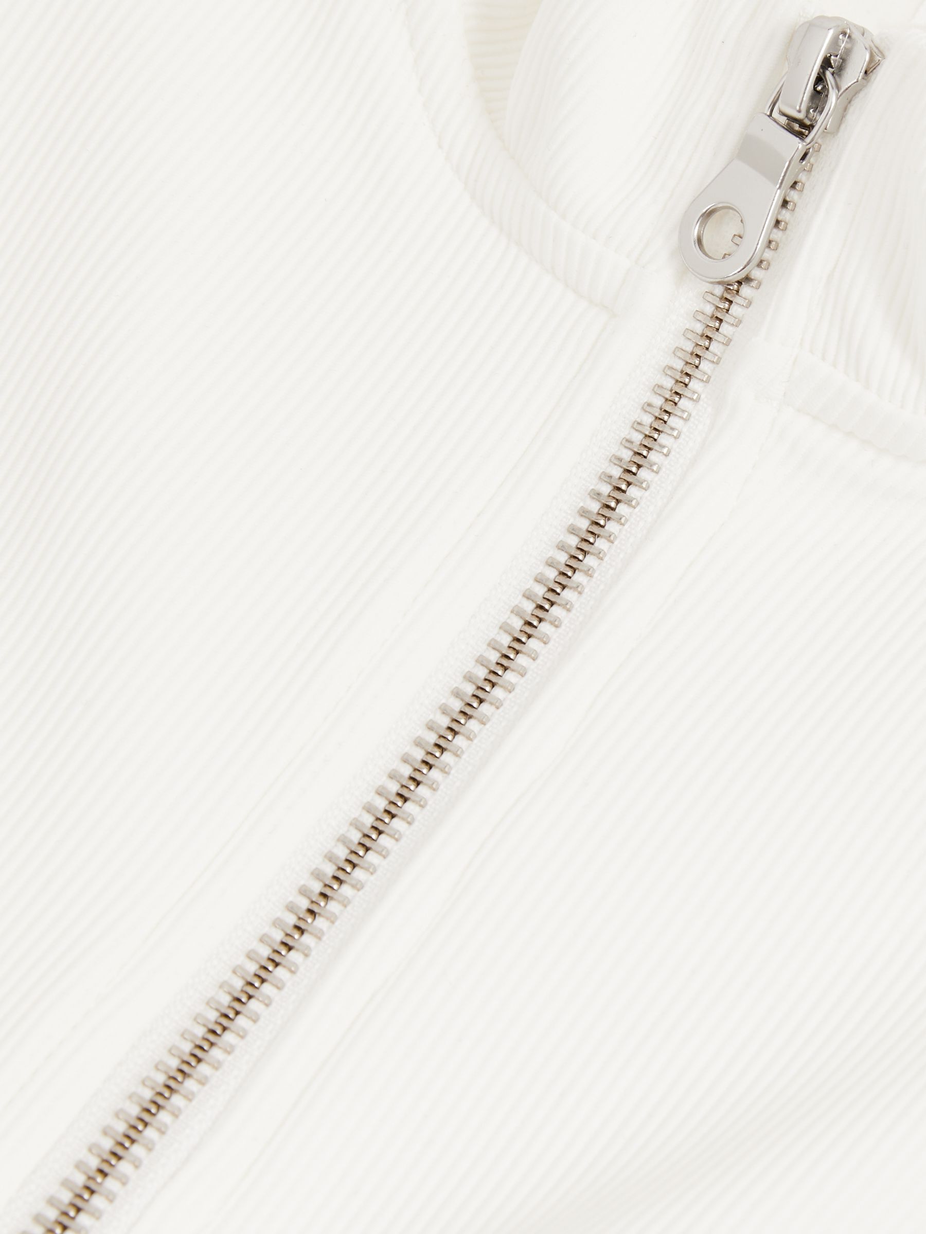 The Upside Quarter-Zip Sleeveless Top in White - Image 6 of 6