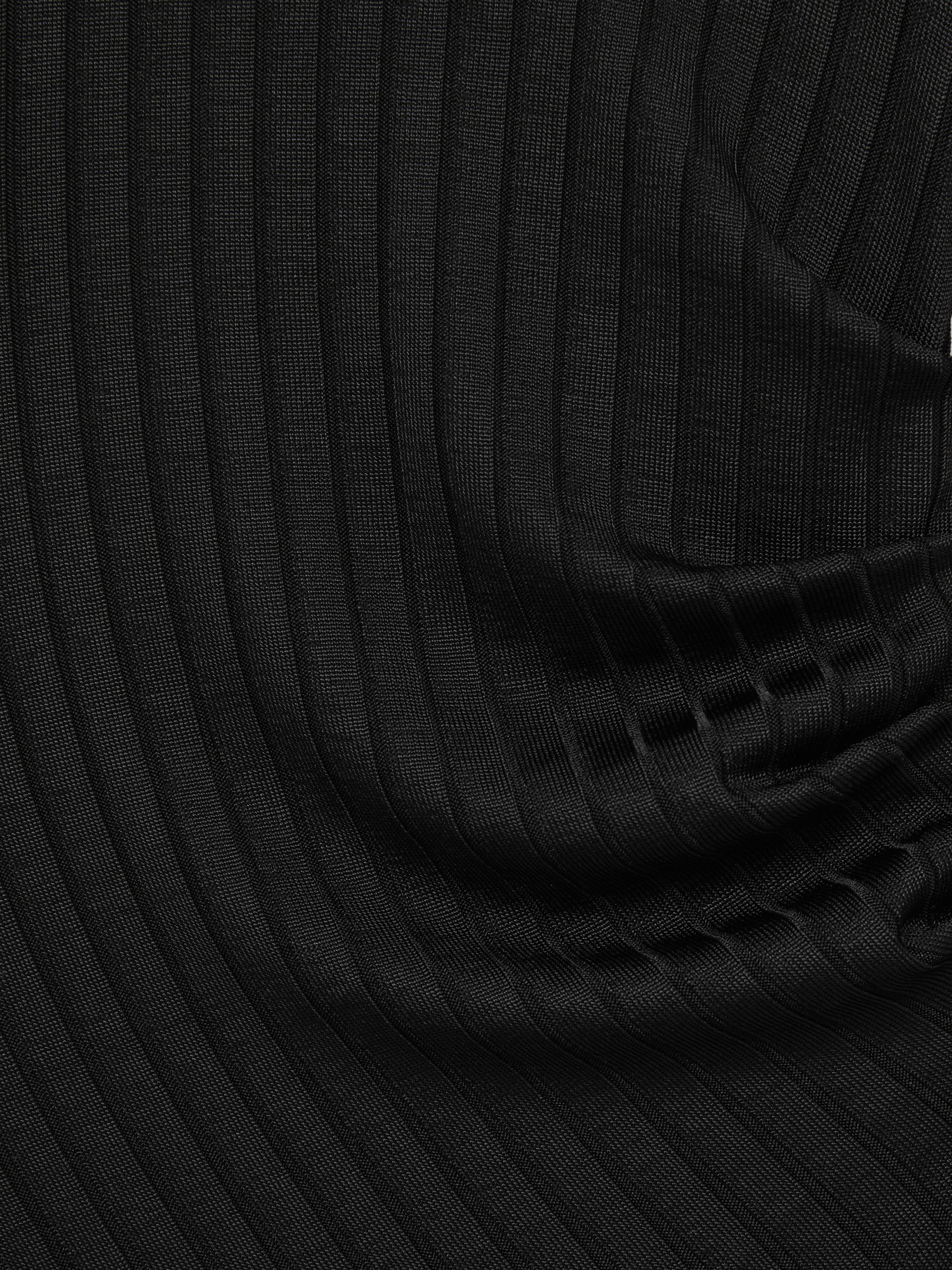 Good American Rib-Knit Midi Dress in Black - Image 6 of 6