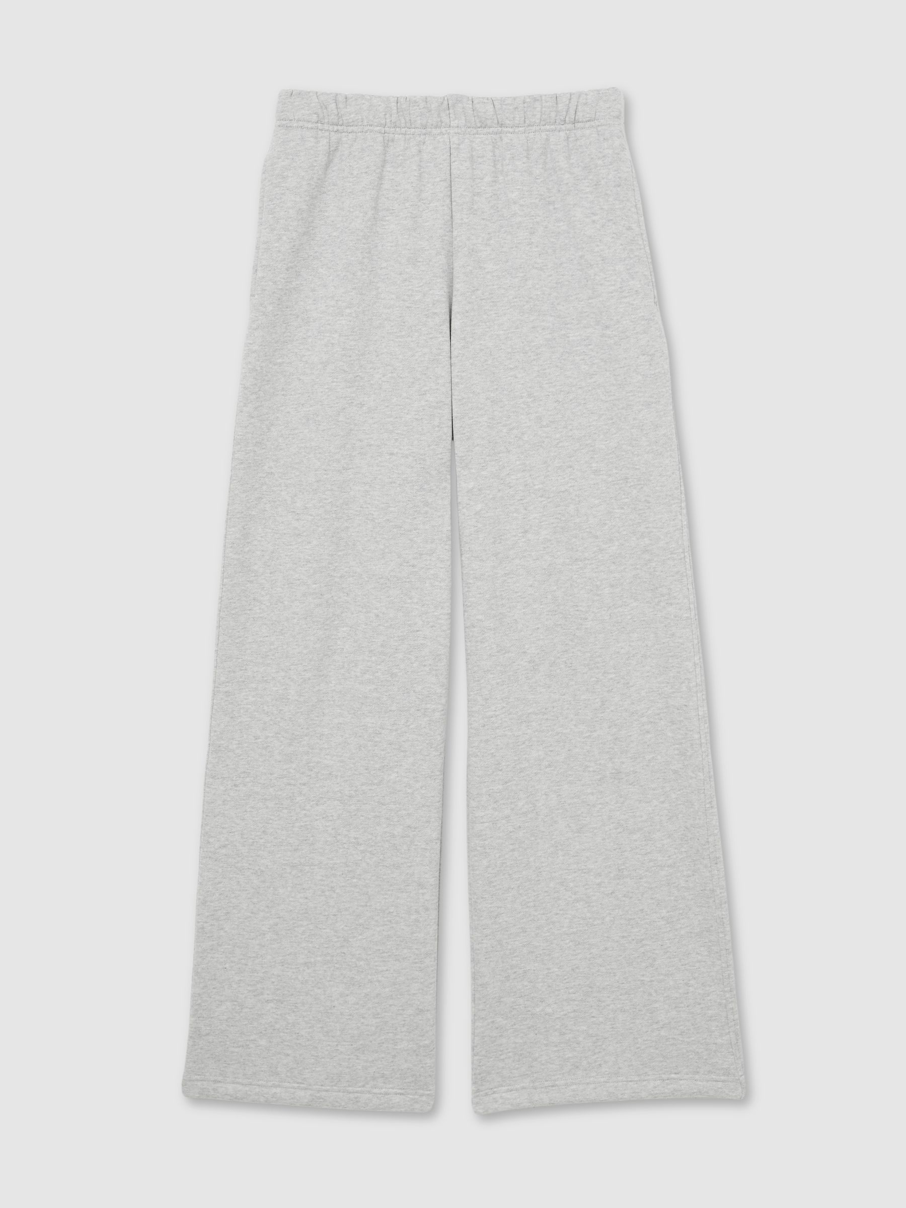 Wide-Leg Joggers in Heather Grey - Image 2 of 6