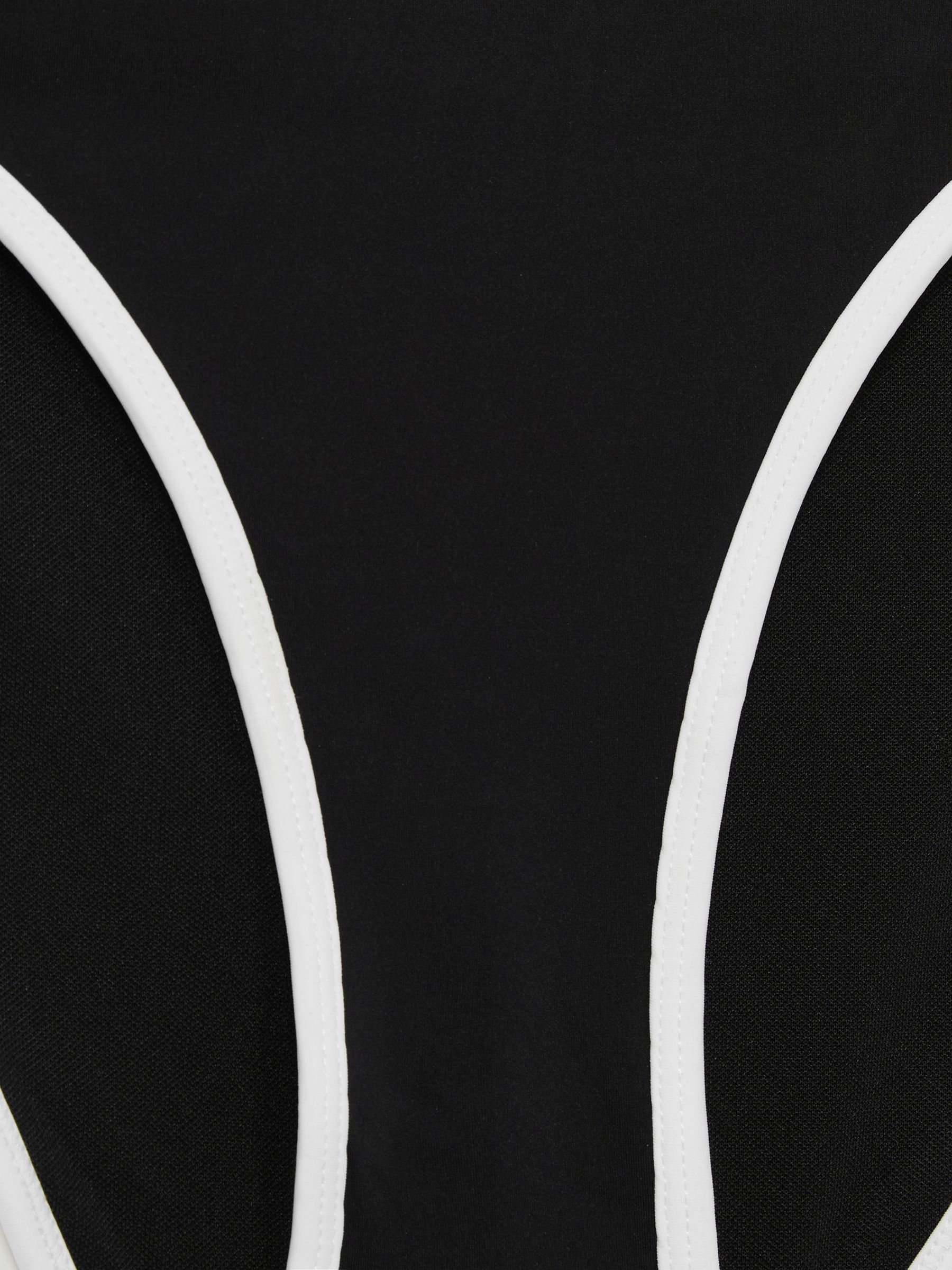 Good American Contrast-Trim Bikini Bottoms in Black - image 4