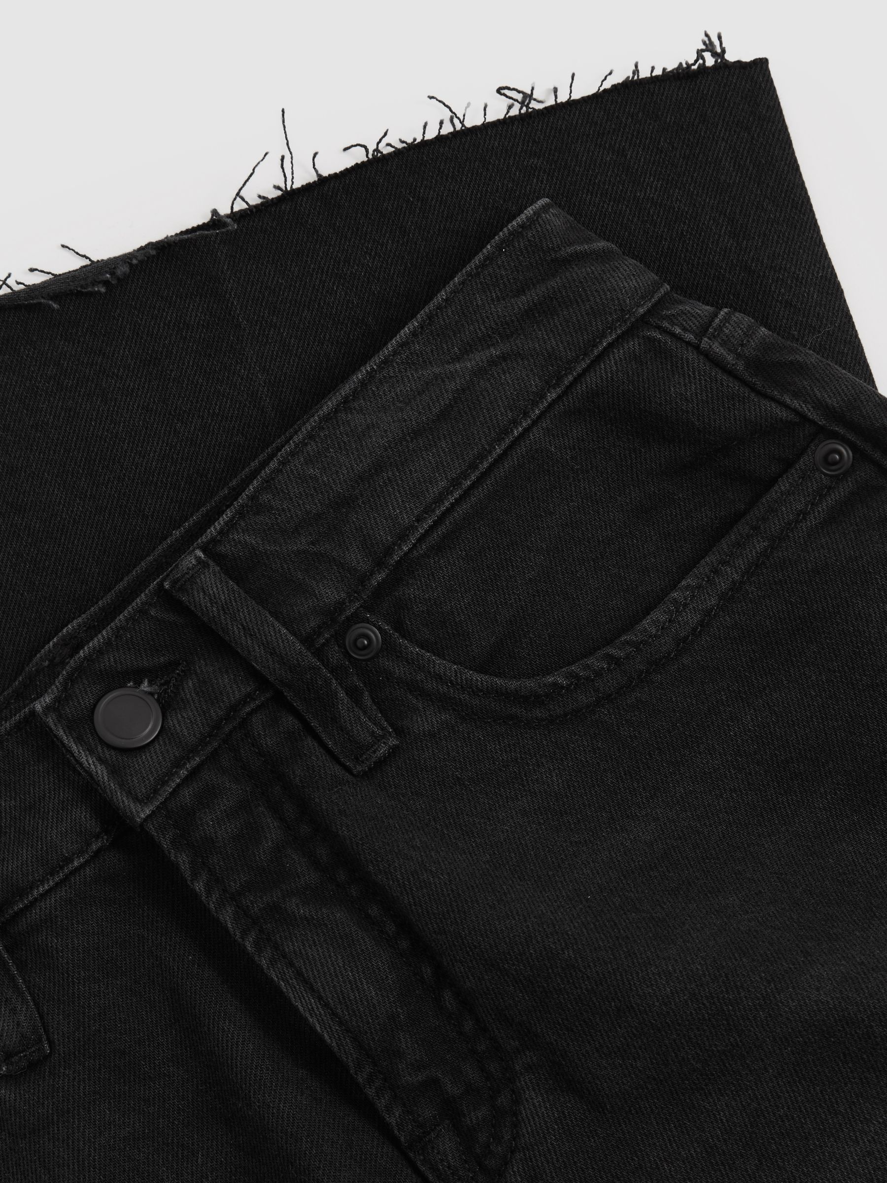 Petite Relaxed Jeans in Black - Image 6 of 6