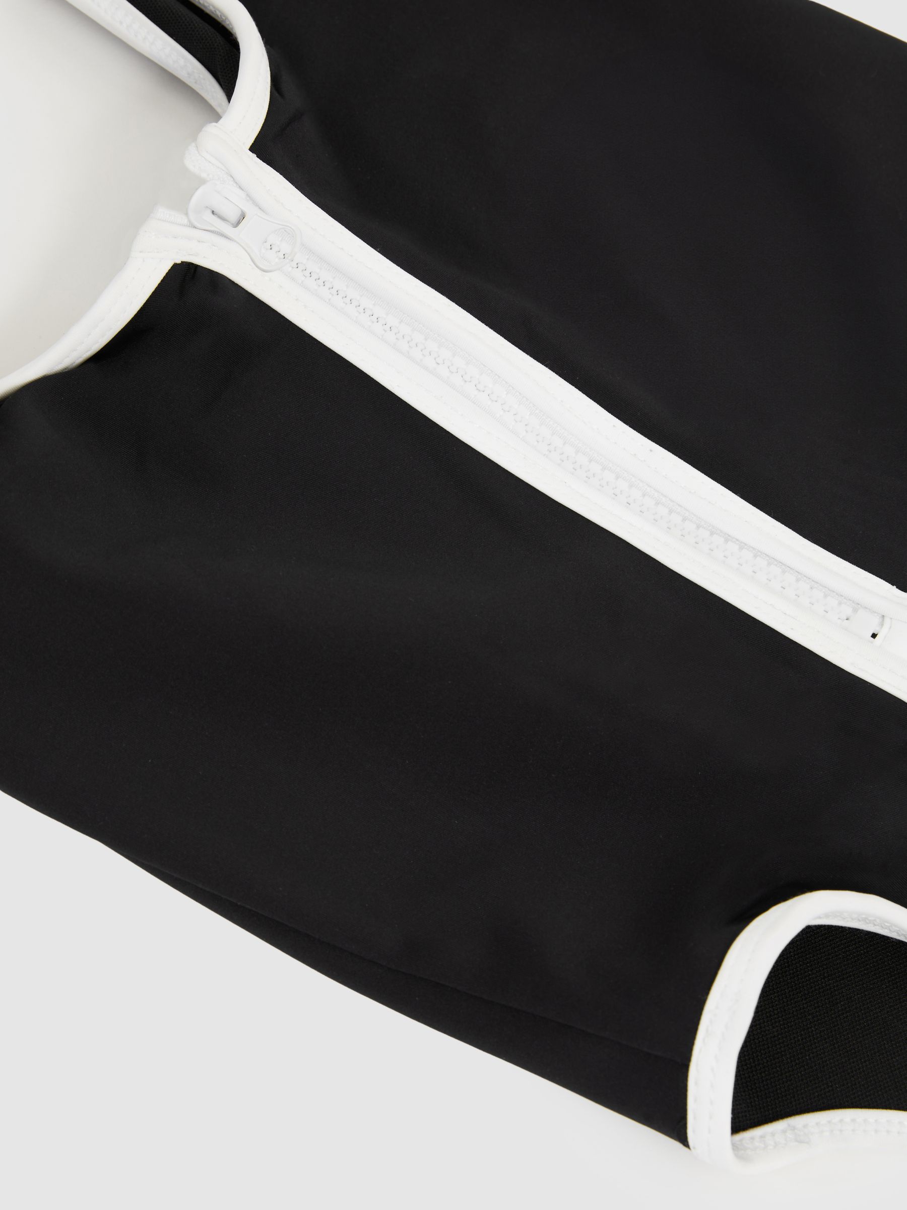 Good American Side-Zip One-Piece Swimsuit in Black - Image 6 of 6