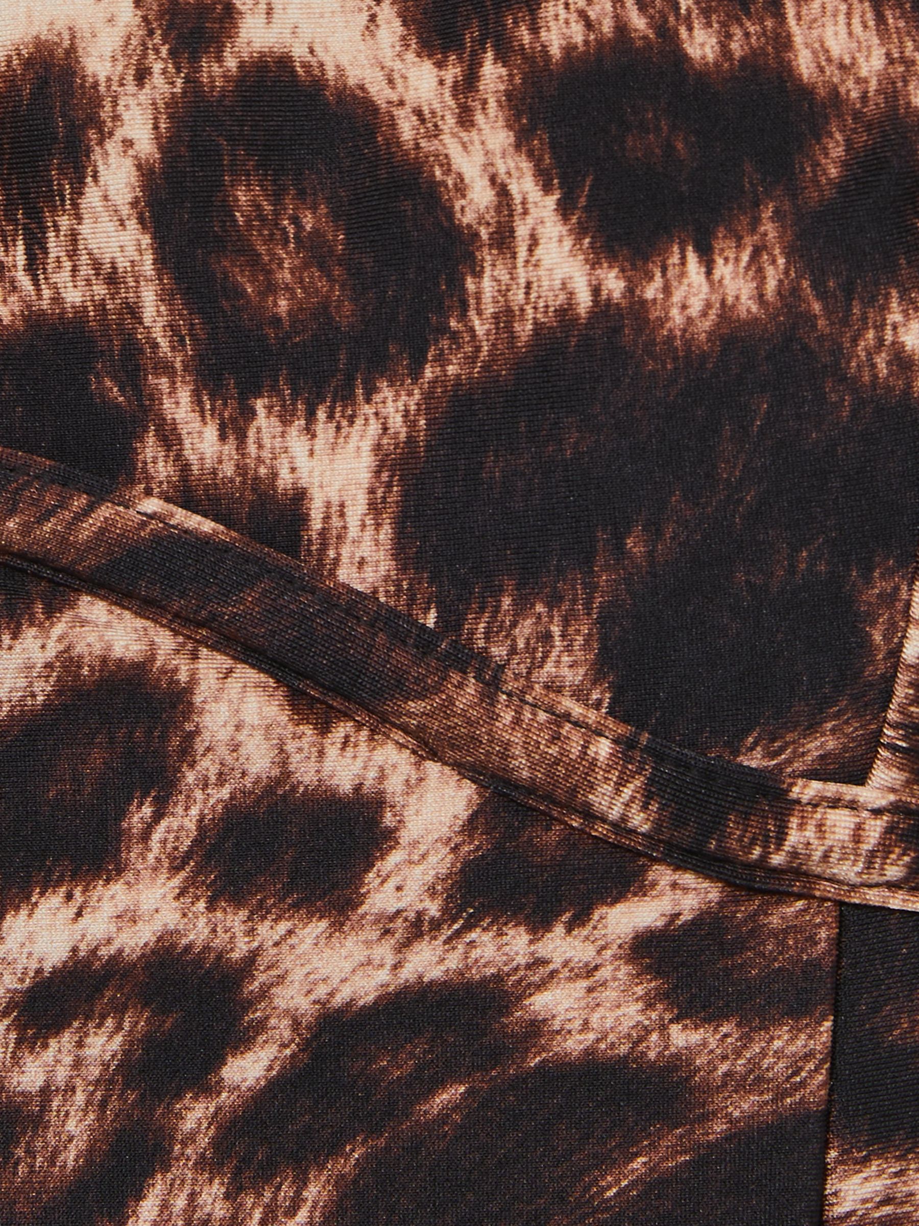 Leopard-Print Bodysuit in Animal Print/Black - Image 6 of 6